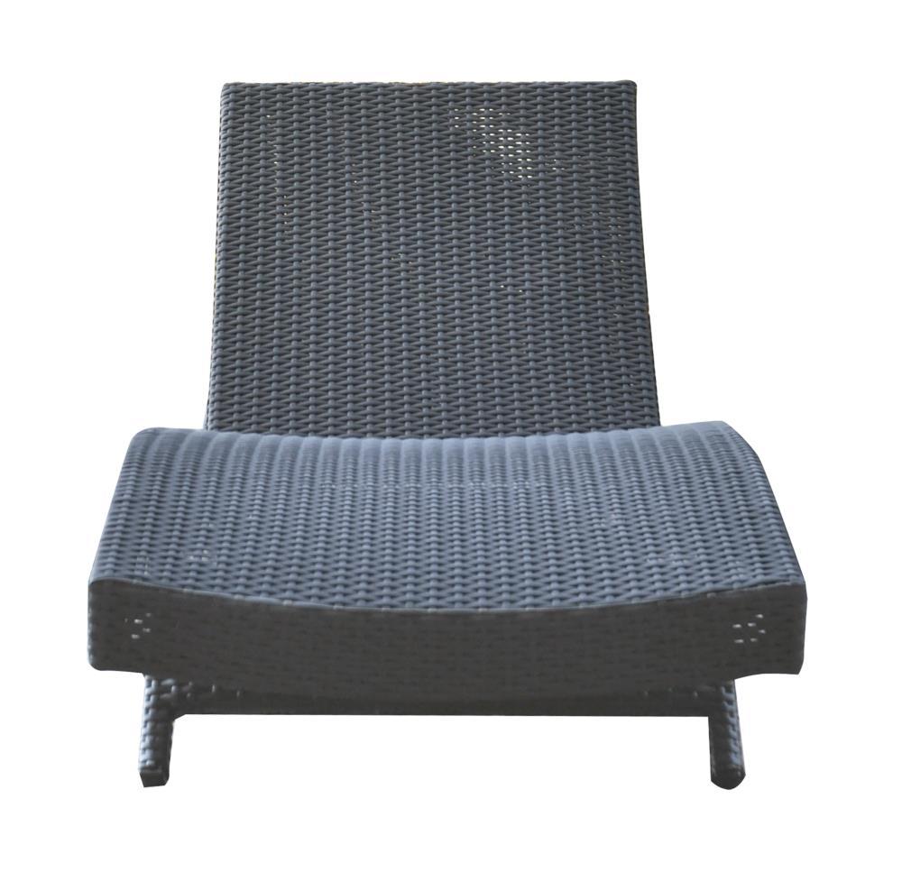 Highland Dunes Thuy Premium All-Weather Wicker Outdoor Armless Lounge Chair