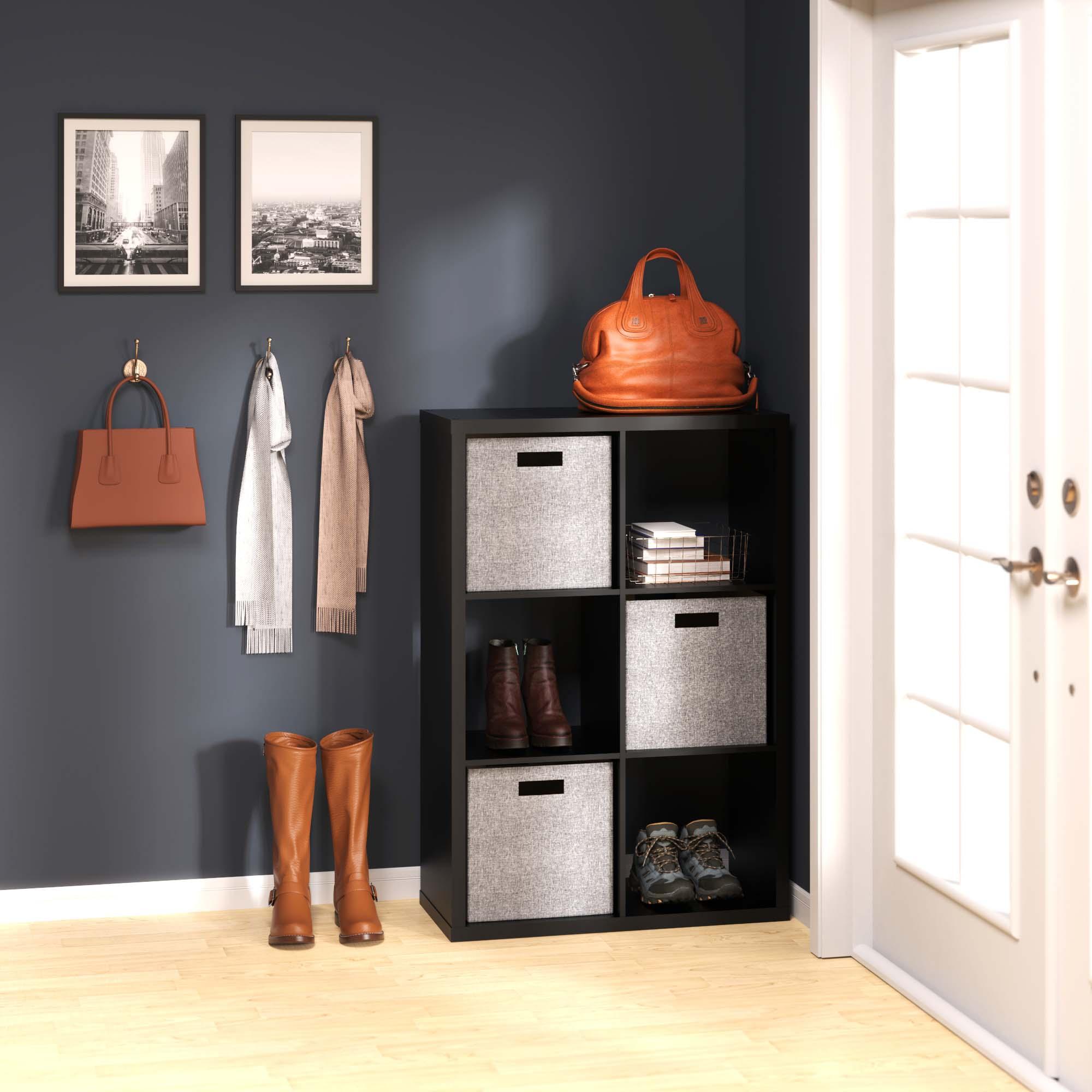 30'' H x 43.82'' W Decorative Cube Bookcase