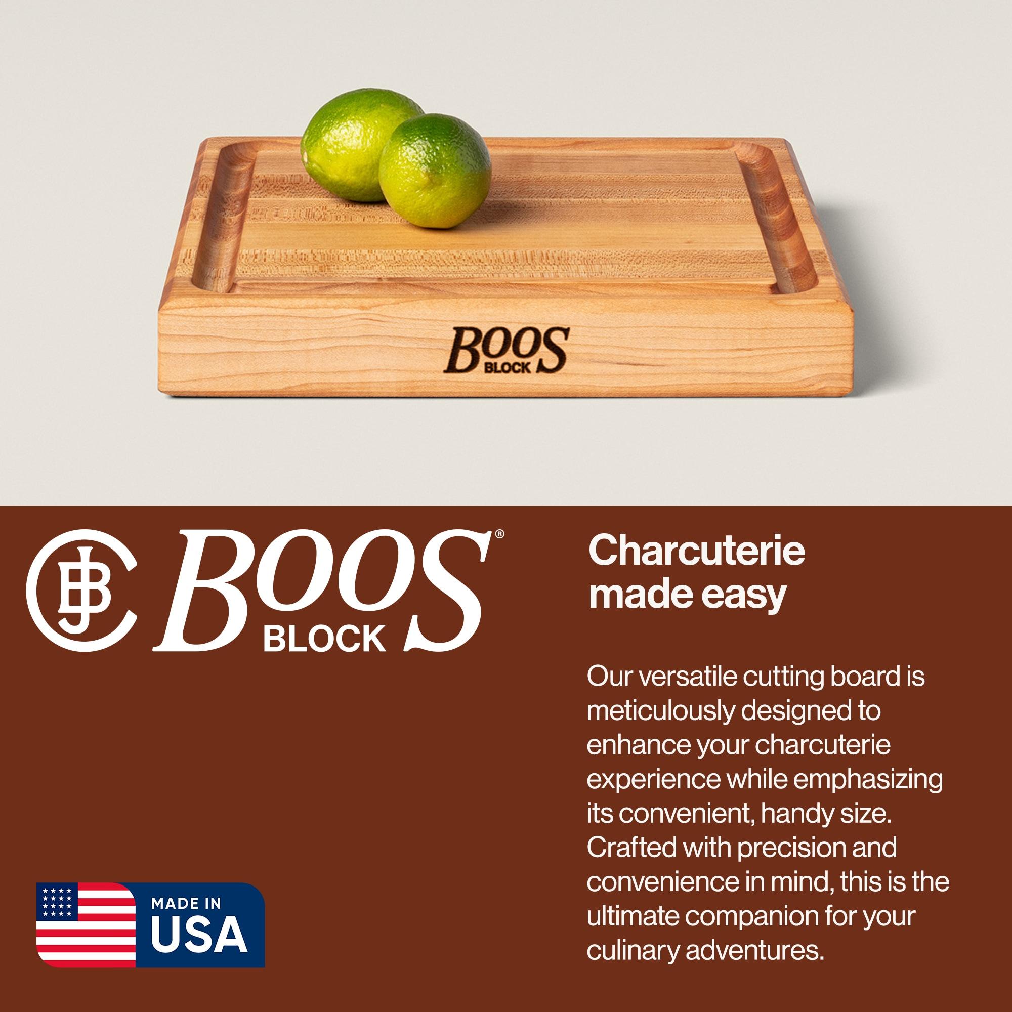 John Boos John Boos Chef's Collection Edge Grain 1.75" Maple Cutting Board with Groove