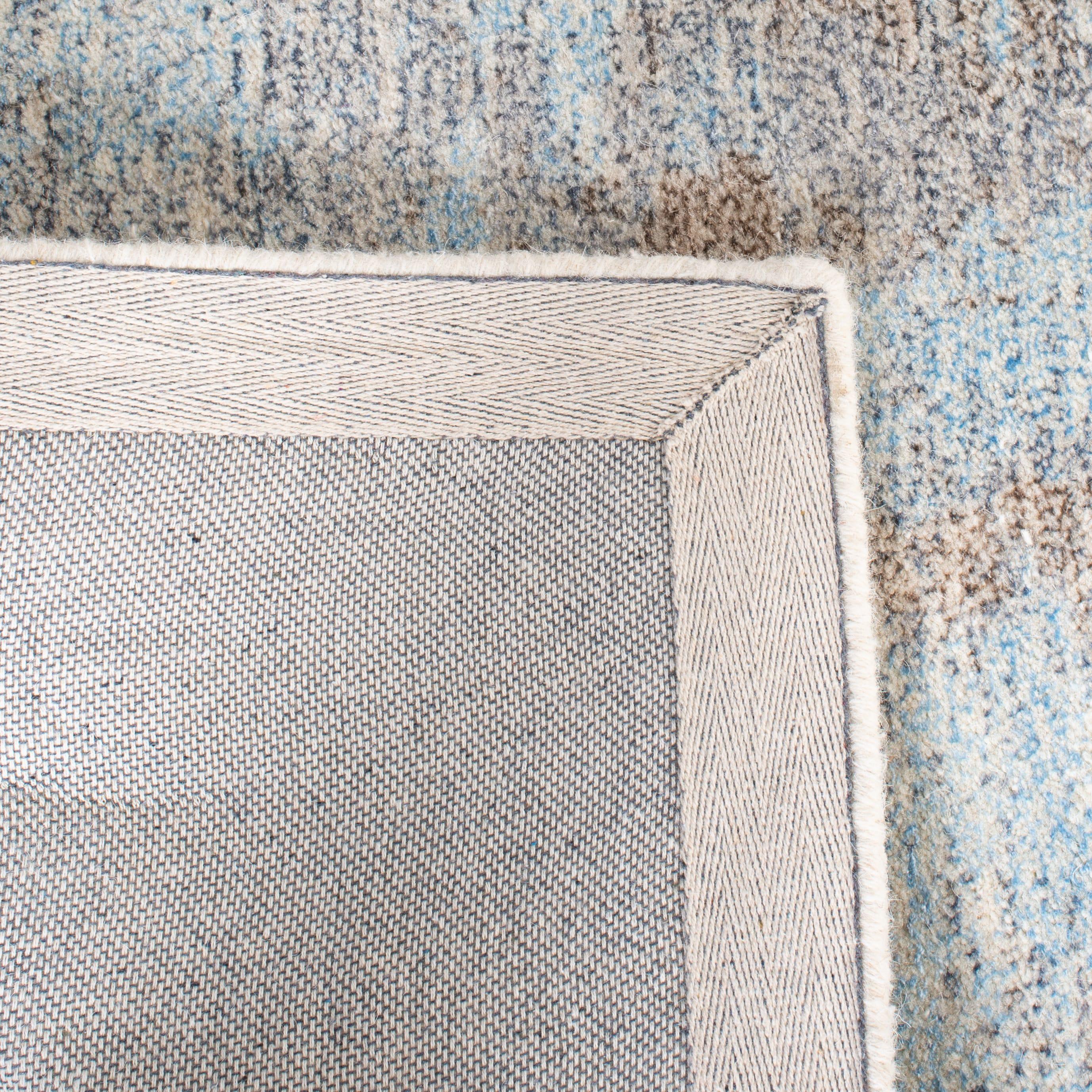 Restoration Vintage RVT113 Hand Tufted Area Rug - Grey/Blue - 3'x5' - Safavieh.