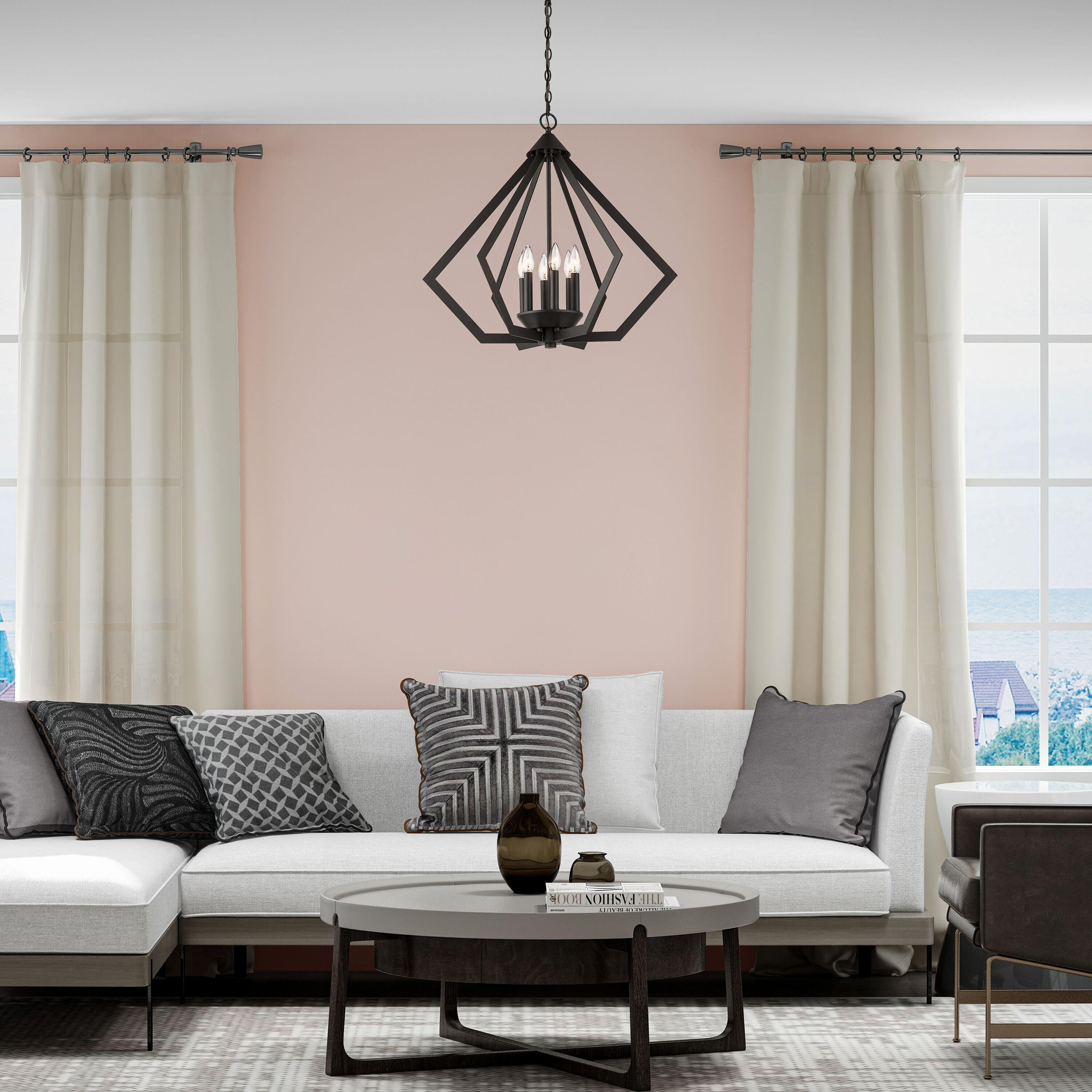 Livex Lighting - Prism - 6 Light Chandelier in Contemporary Style - 26 Inches