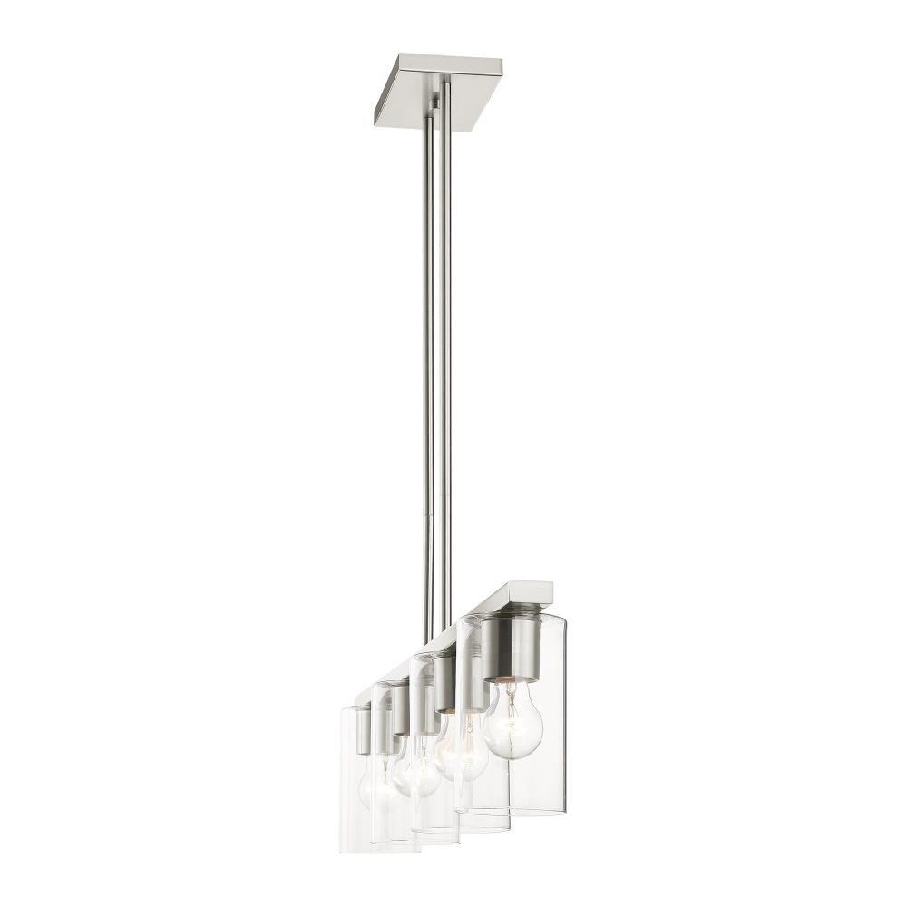 Livex Lighting Zurich 4 - Light Chandelier in  Brushed Nickel