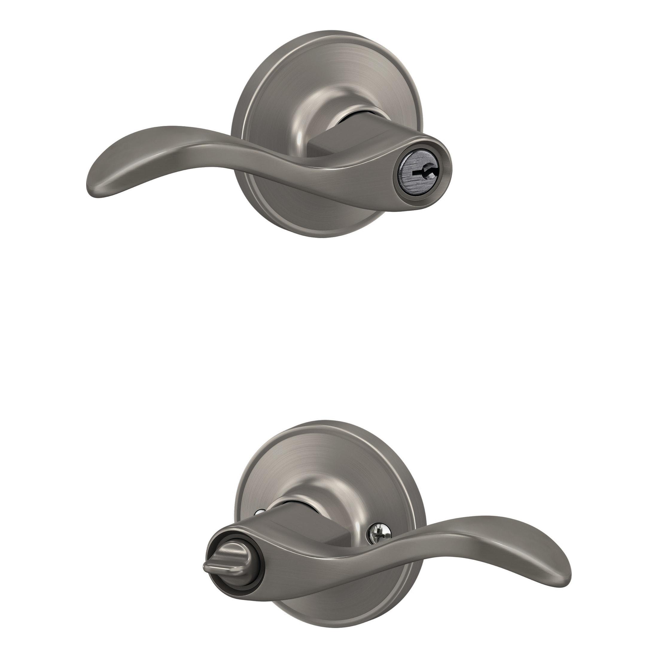 Accent Privacy Door Lever with Rosette