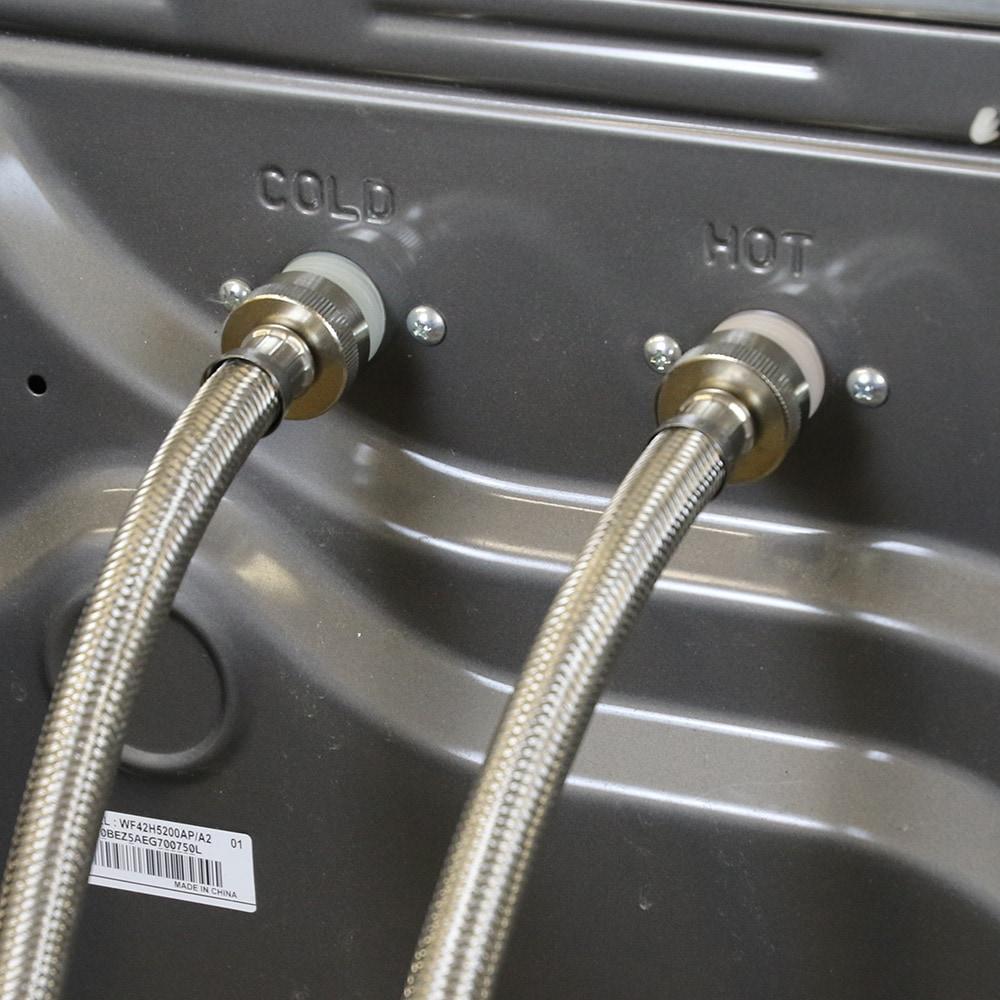 10-Foot Braided Stainless Steel Washing Machine Hose