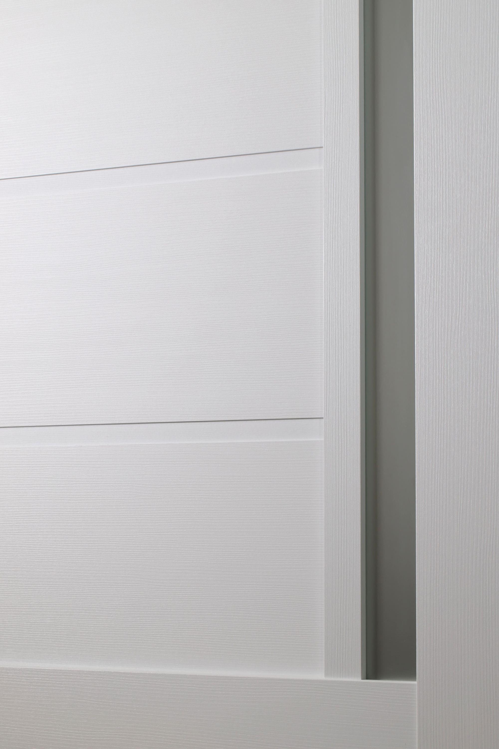 Belldinni Esta 80'' Solid + Manufactured Wood Paneled Slab Door