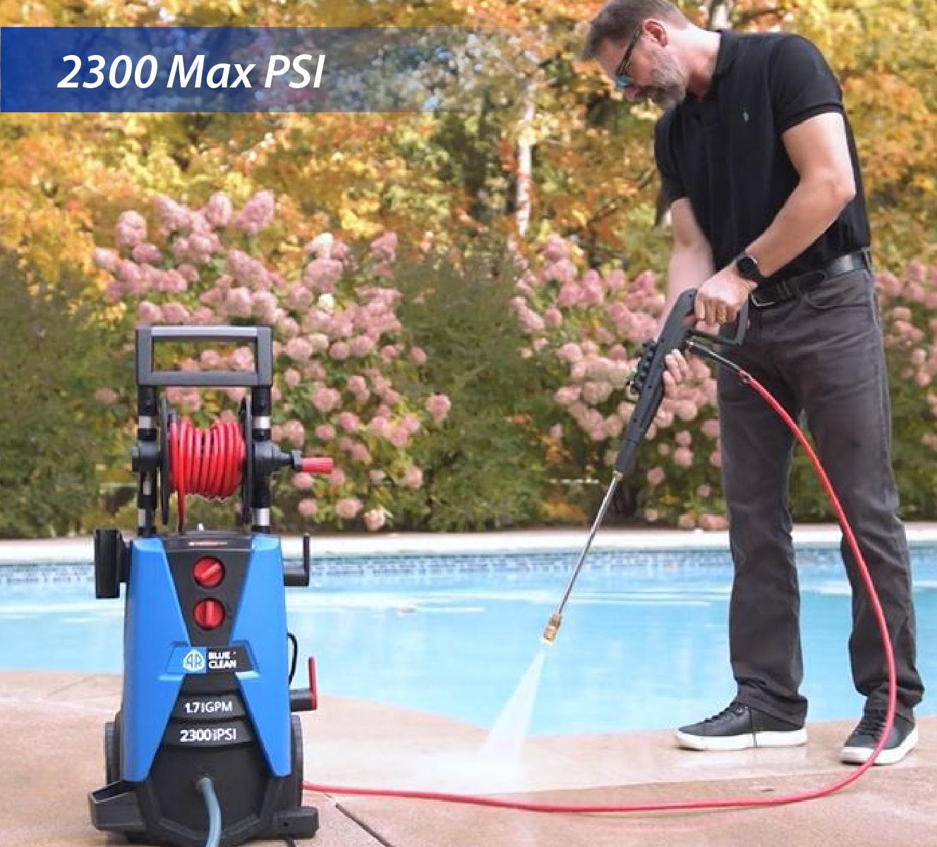 AR Blue Clean Electric Pressure Washer, 2300 PSI, 1.7 GPM