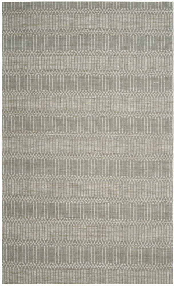 Marbella MRB124 Hand Loomed Indoor Area Rug - Camel/Grey - 5'x8' - Safavieh