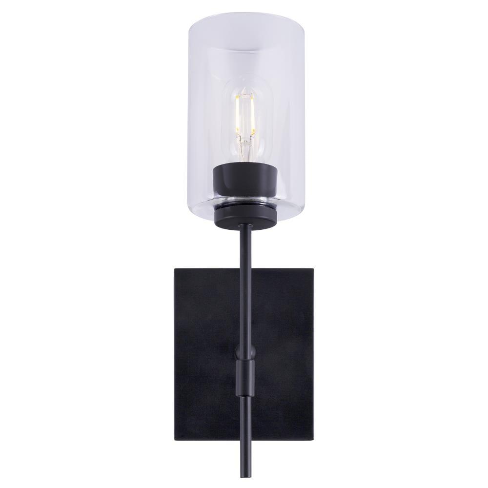 Forte Lighting 2612-01 Faye Wall Sconce - Black