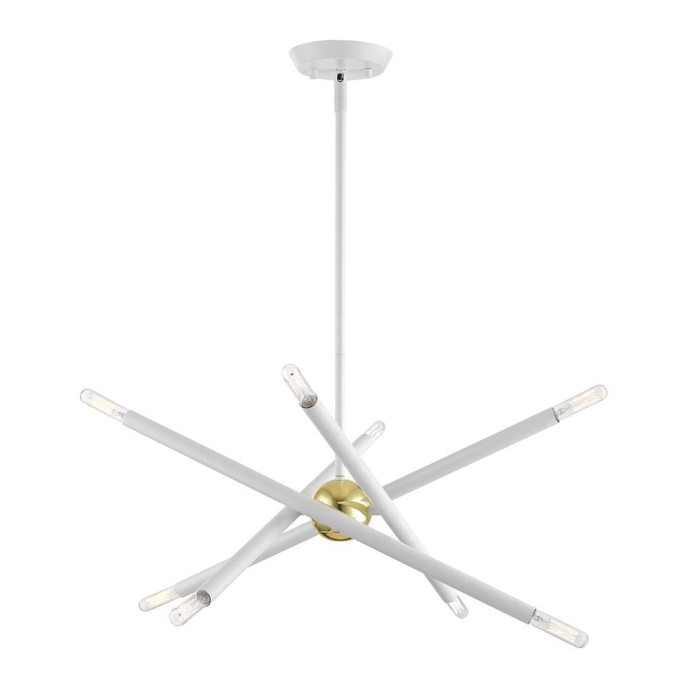 Livex Lighting Soho 8 - Light Chandelier in  White