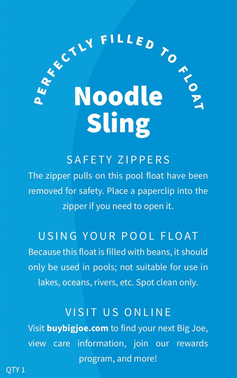 Big Joe Big Joe Noodle Sling Pool Float