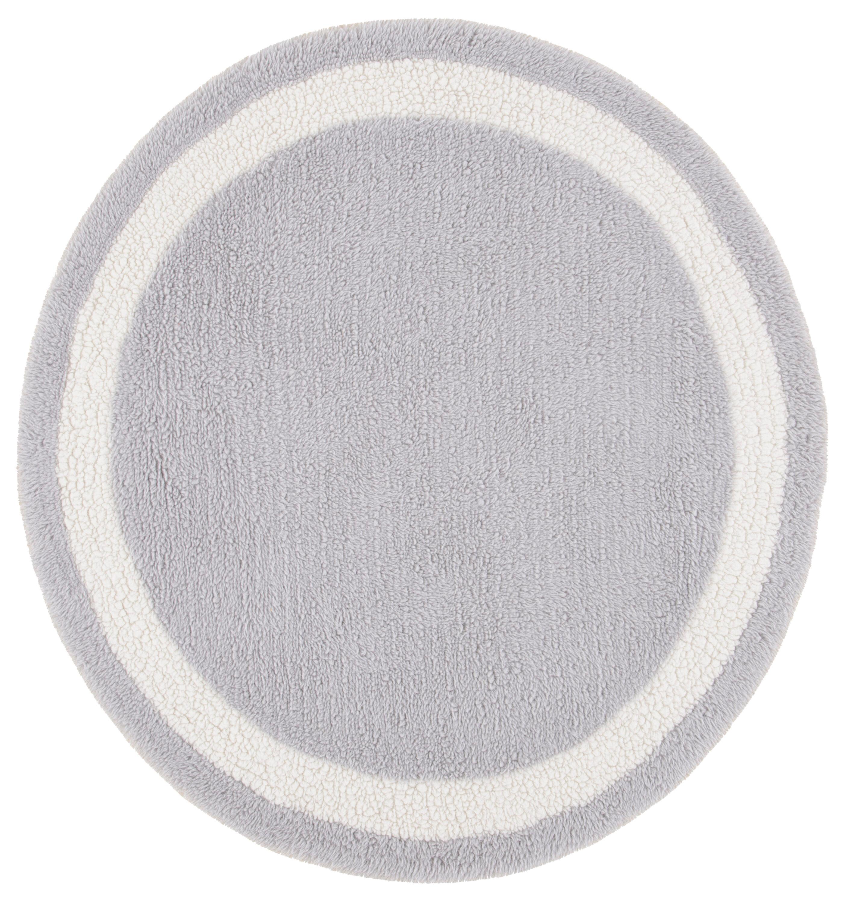 Braided BRD802 Hand Woven Area Rug - Grey/Ivory - 4' round - Safavieh.
