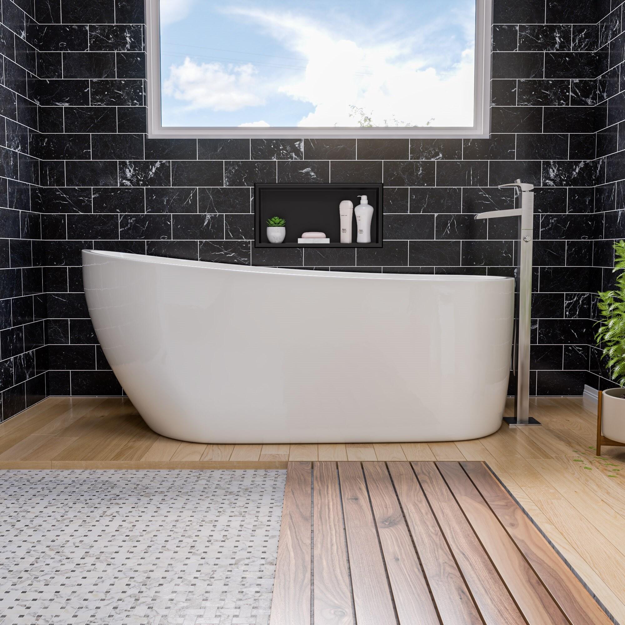 Adhesive Stainless Steel Shower Shelf
