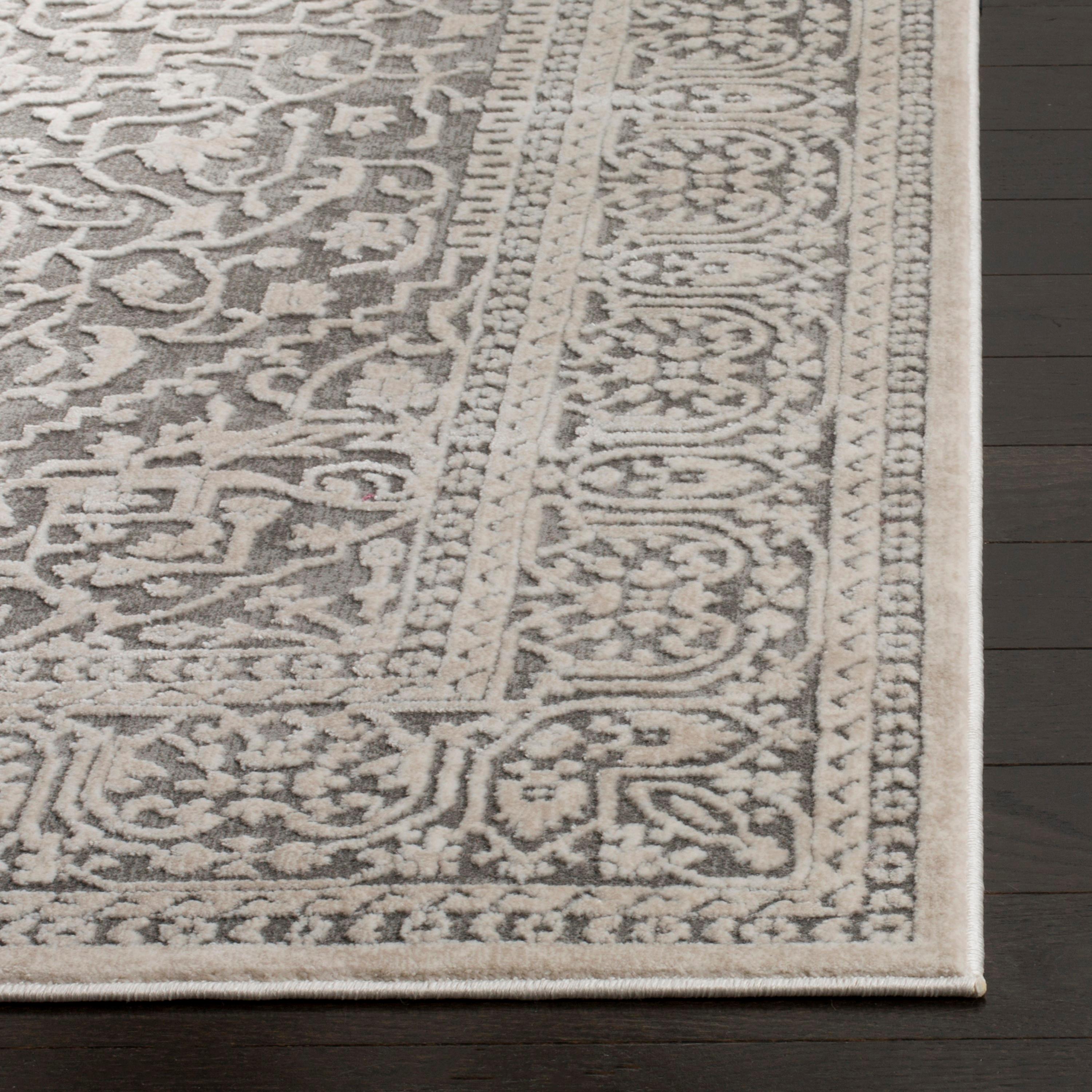 Reflection RFT670 Power Loomed Indoor Area Rug - Dark Grey/Cream - 5'1"x7'6" - Safavieh.