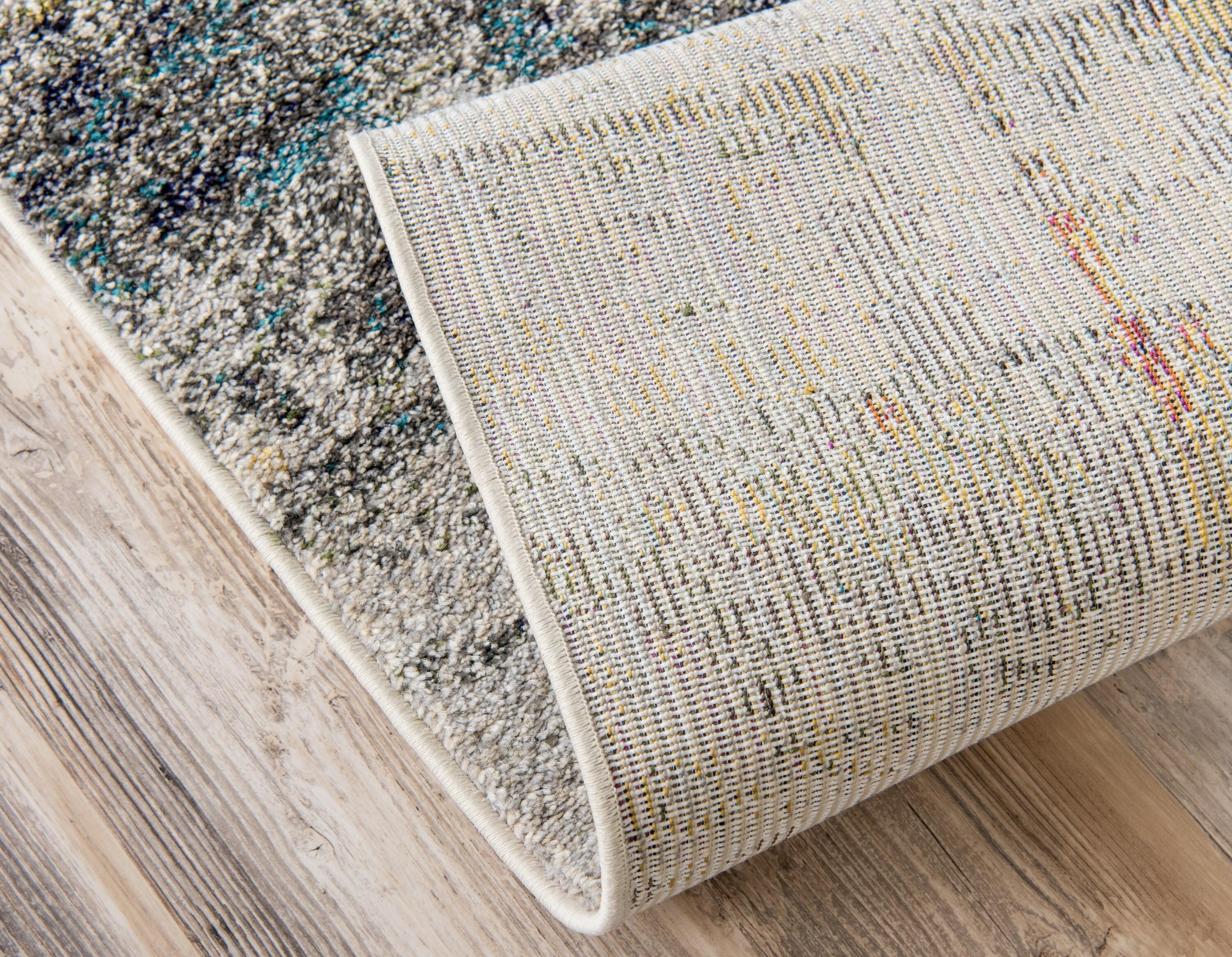 Unique Loom 2' 7 x 10' 0 Runner Gray Chromatic Urban Area Rug