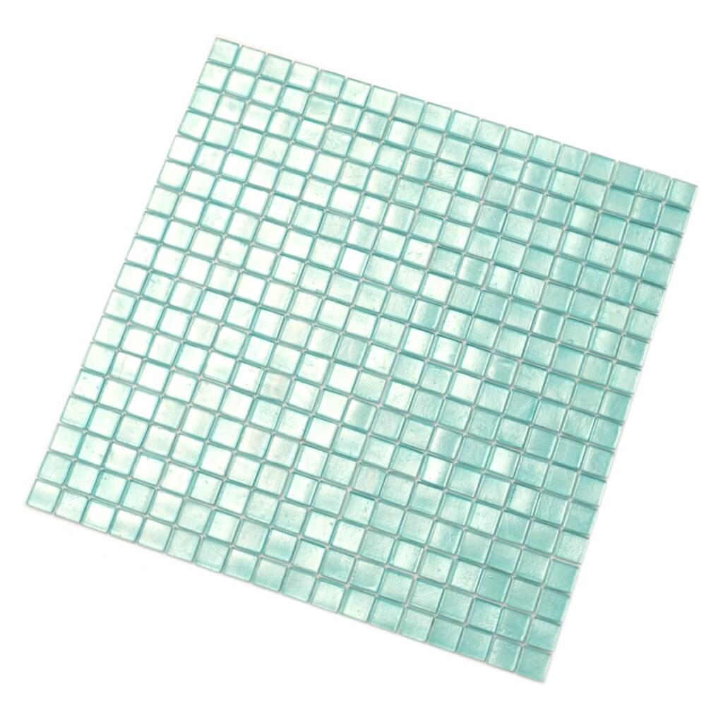 Skosh 0.6" x 0.6" Glass Grid Mosaic Wall & Floor Tile