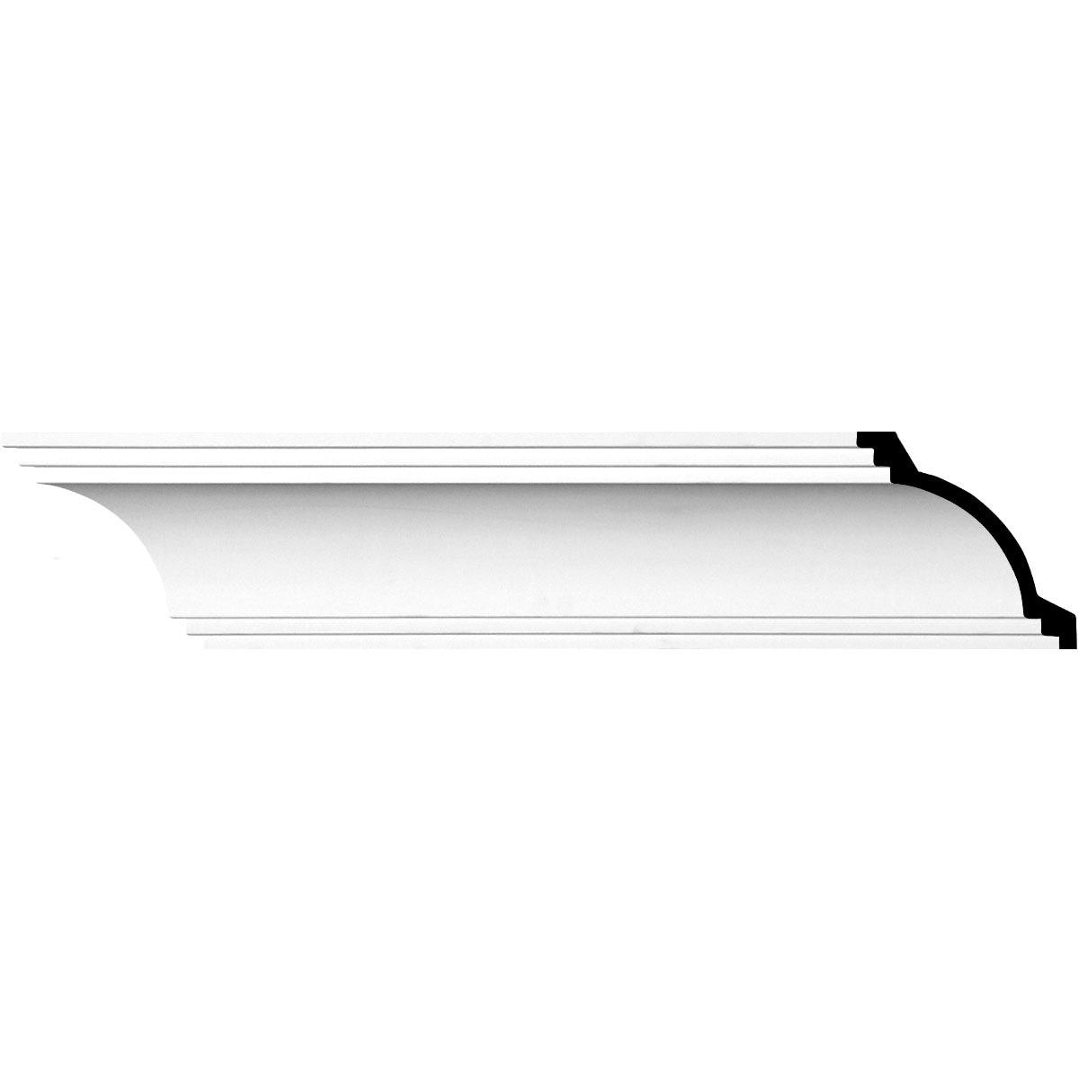 5 7/8"H x 5 7/8"P x 8 3/8"F x 94 1/2"L Kent Crown Moulding