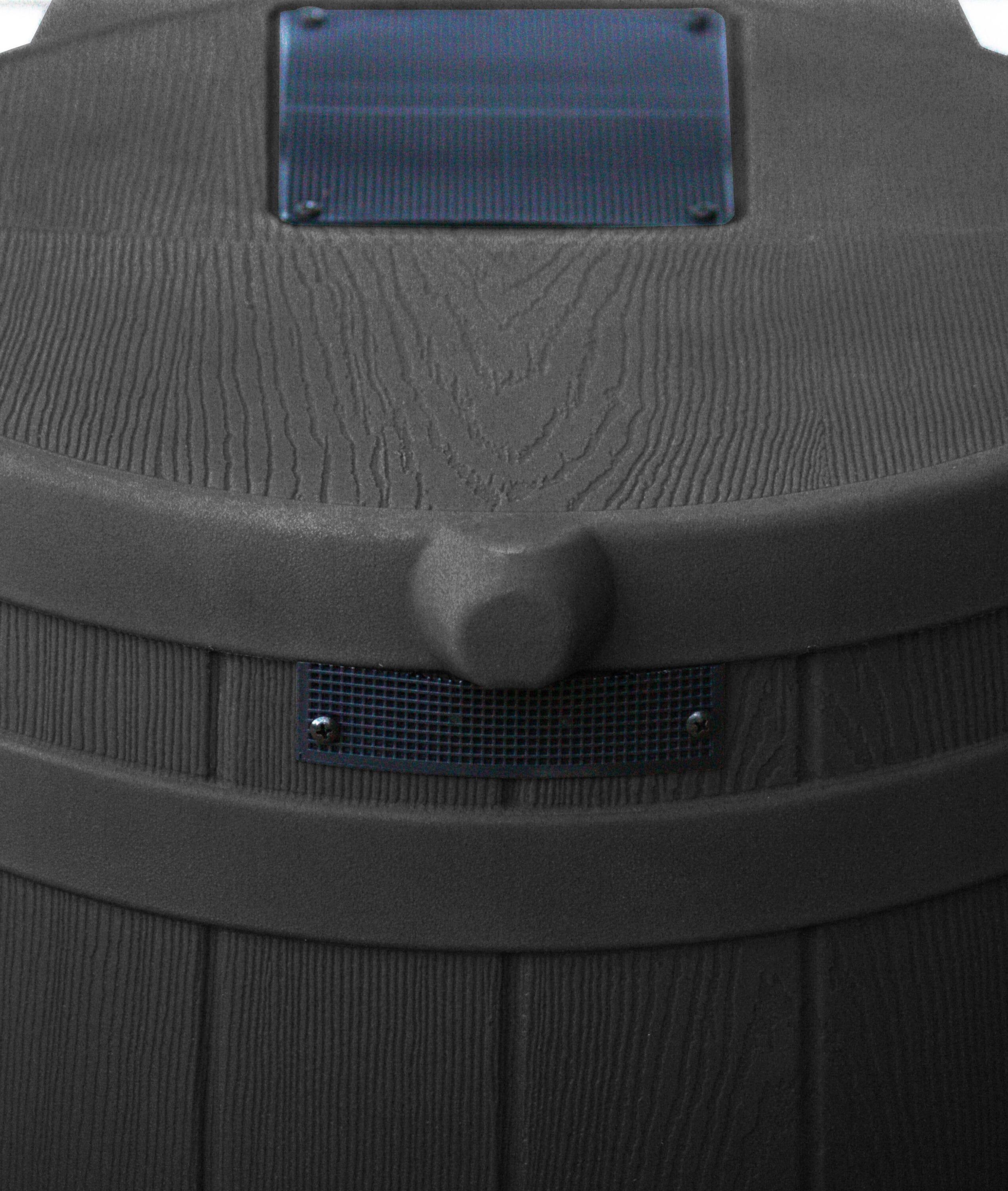 Good Ideas 50 Gallons Plastic Drainable Dual Overflow Rain Barrel