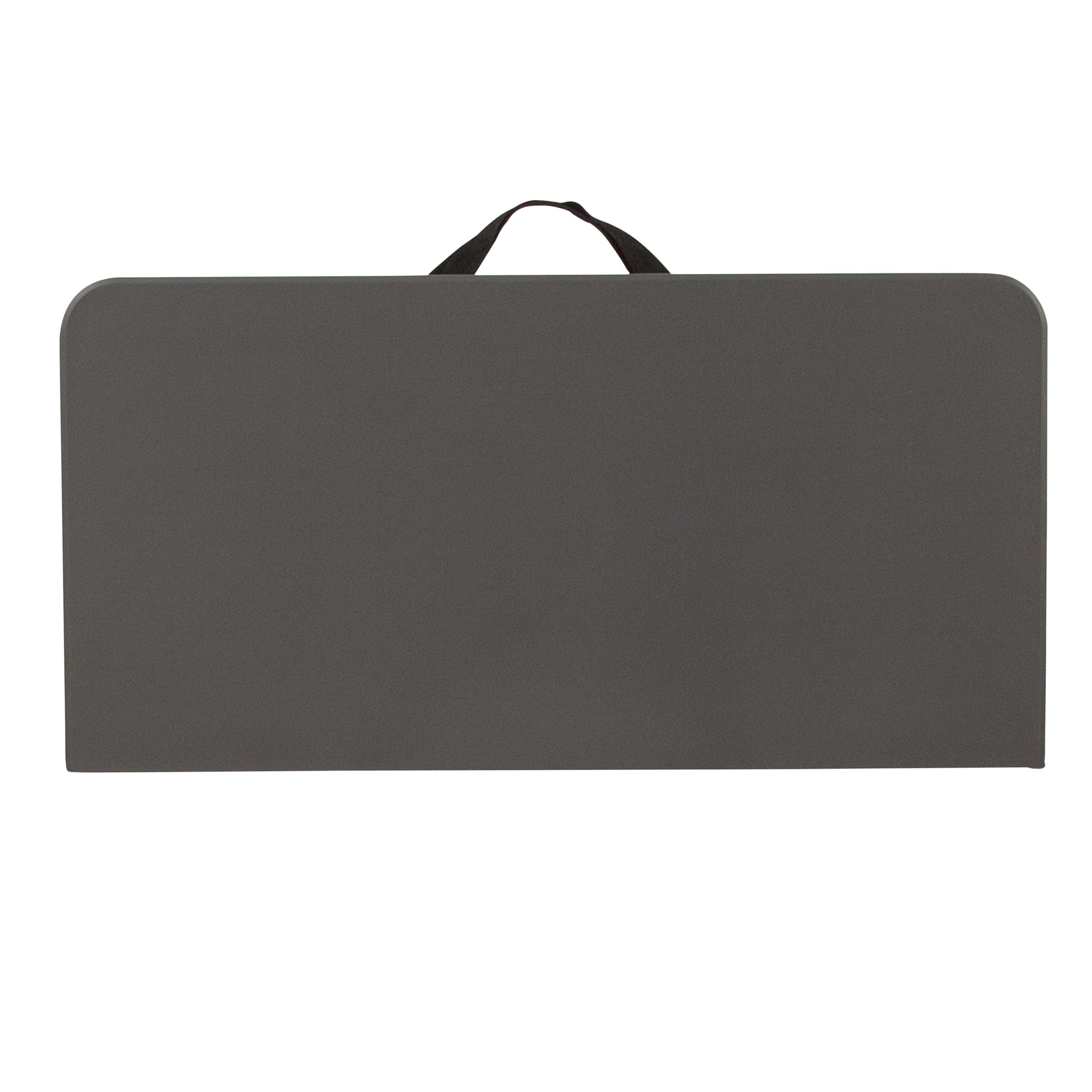 Noah 2.83' Square Plastic Folding Event Table with Carrying Handle by Flash Furniture
