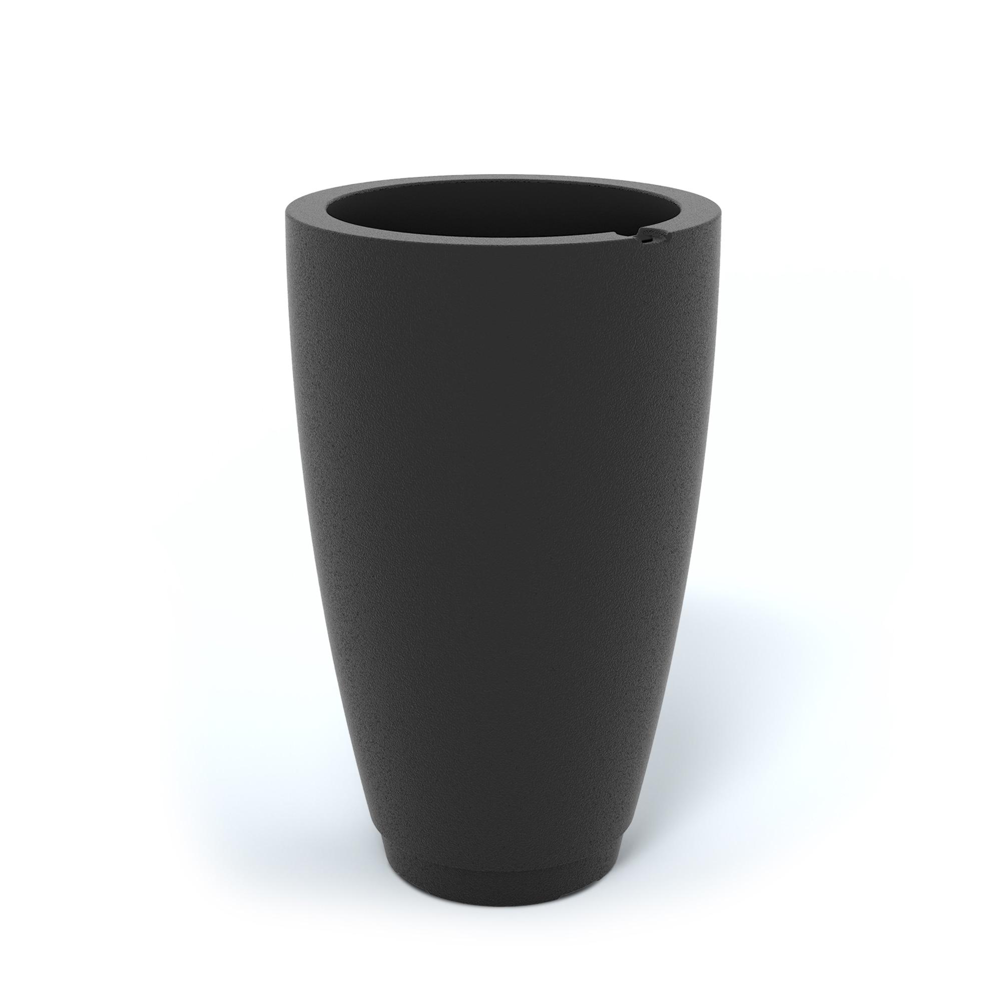 Caprio Tall Resin Pot Planter with Water Reservoir