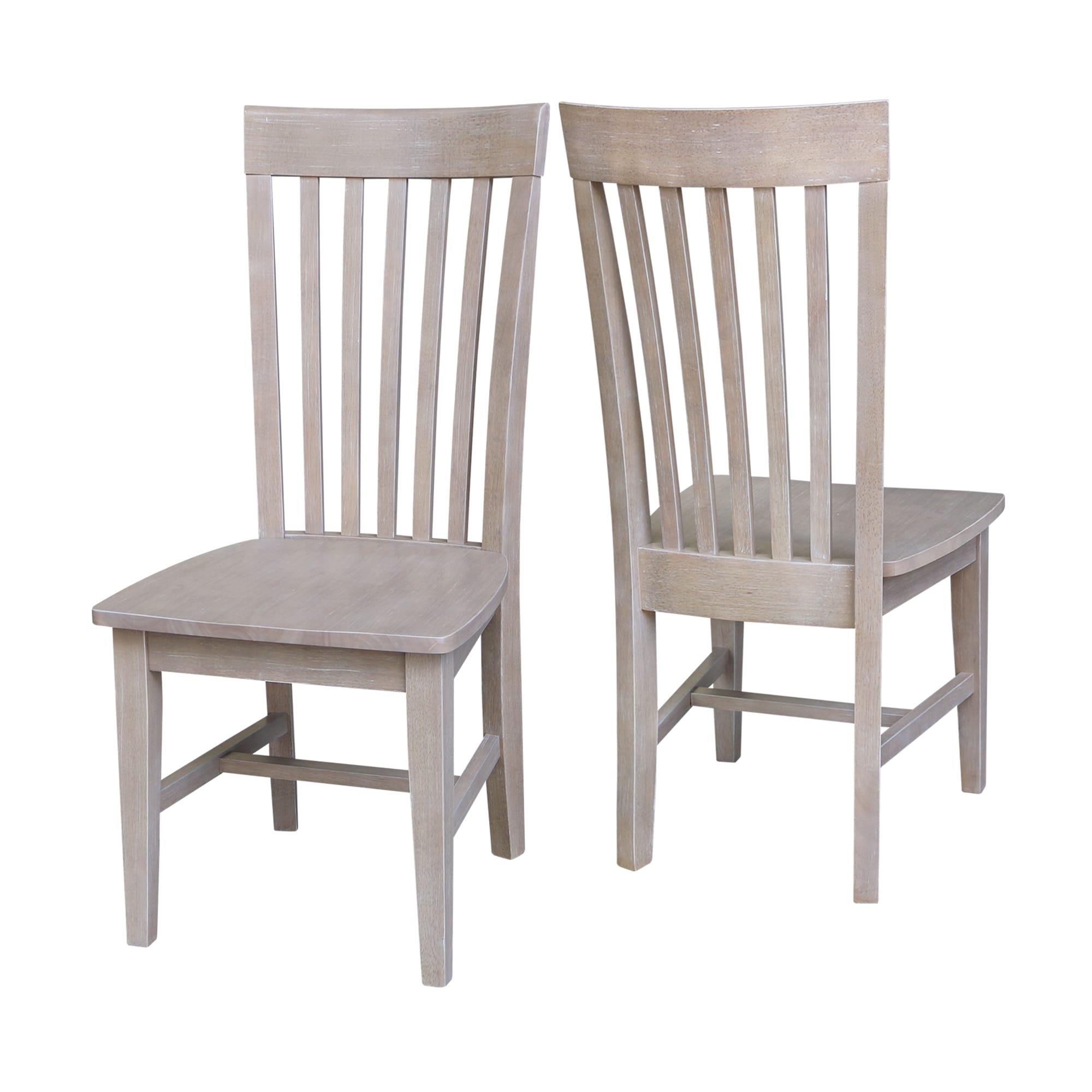 Set of 2 Tall Mission Chairs - International Concepts