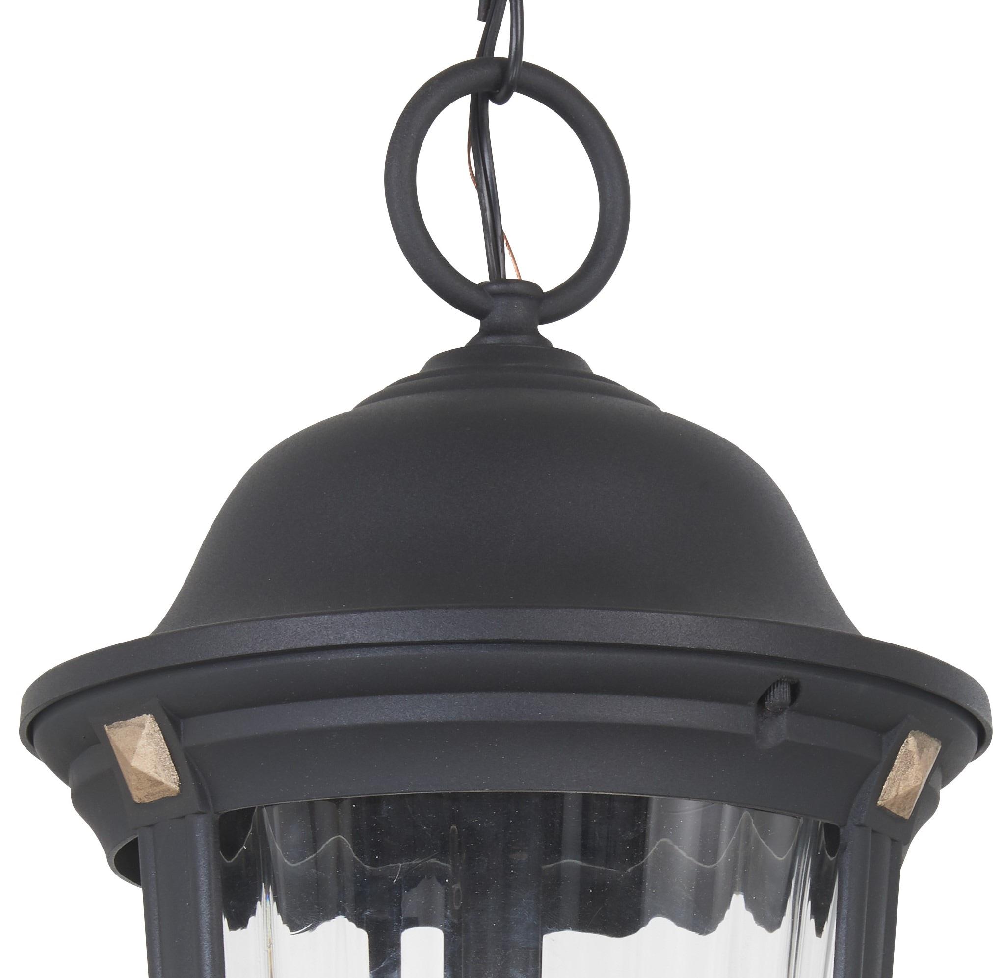 Minka Lavery Vintage Outdoor Hanging Light Fixture Sand Coal Damp Rated 20" Clear Seedy Glass for Post Exterior Barn Porch Patio