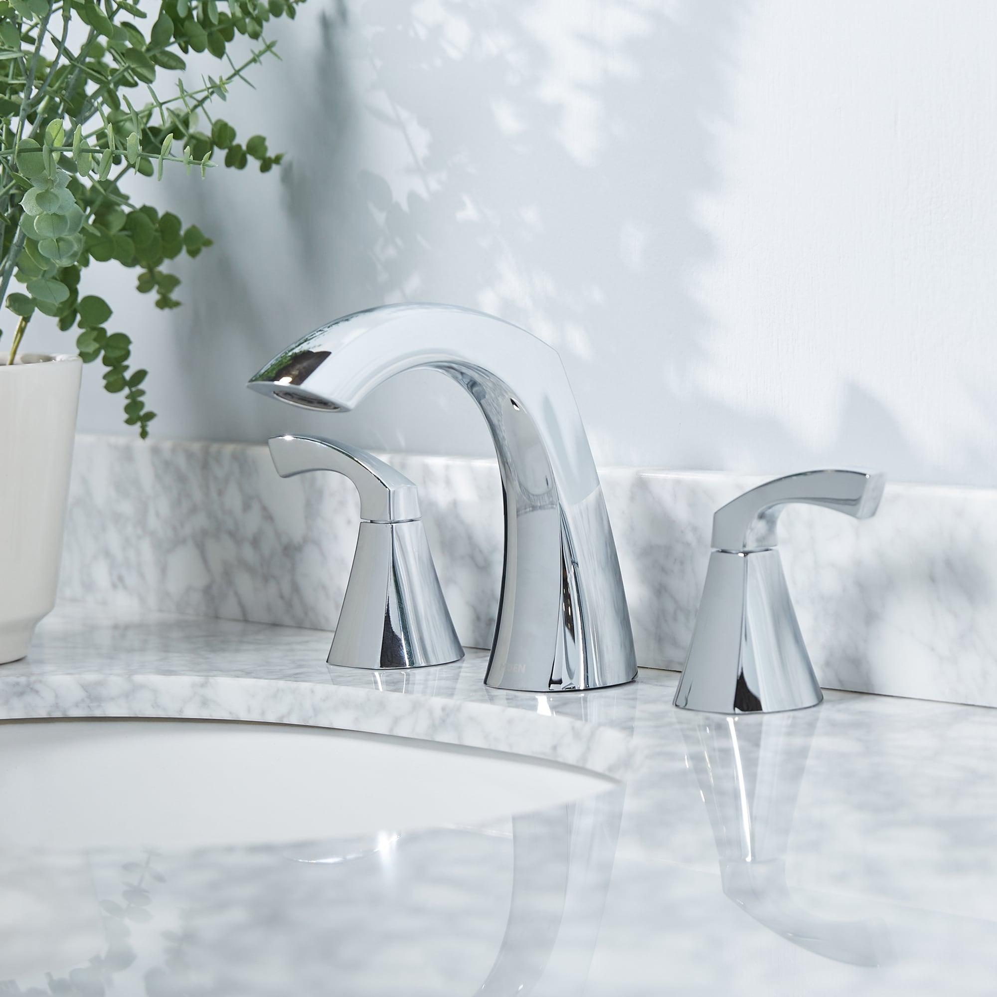 Moen Lindor Chrome Widespread Bathroom Sink Faucet 8 - 16 in.