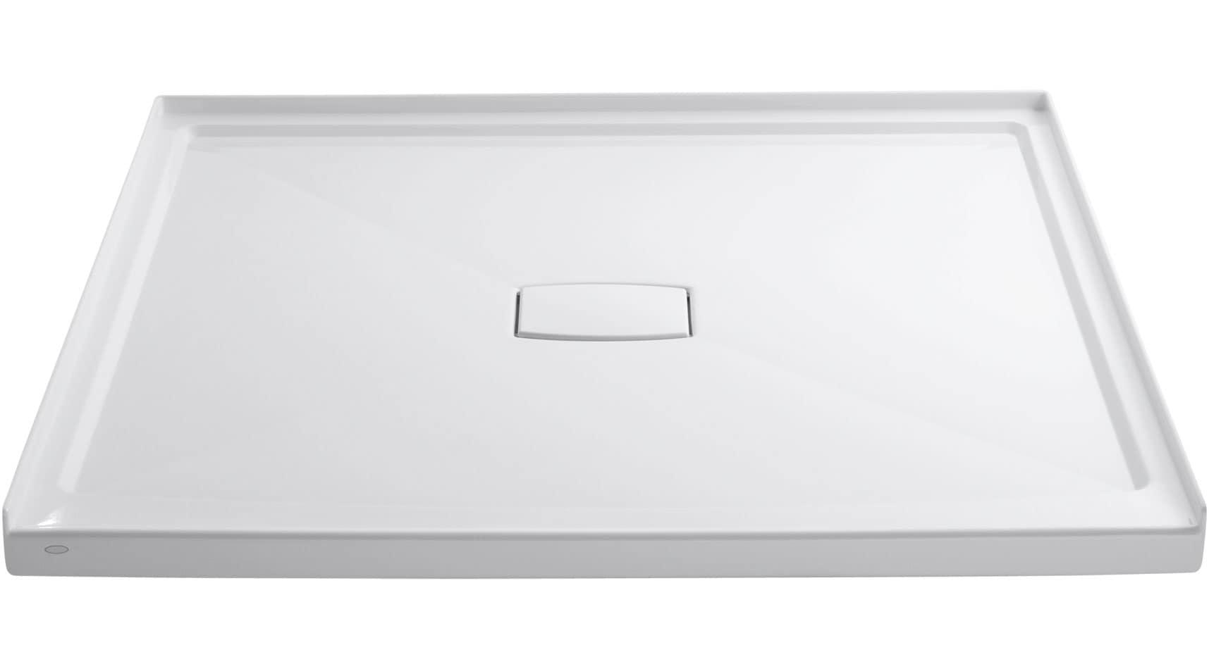 Archer® 60" x 60" Single Threshold Acrylic Alcove Shower Base, Center Drain