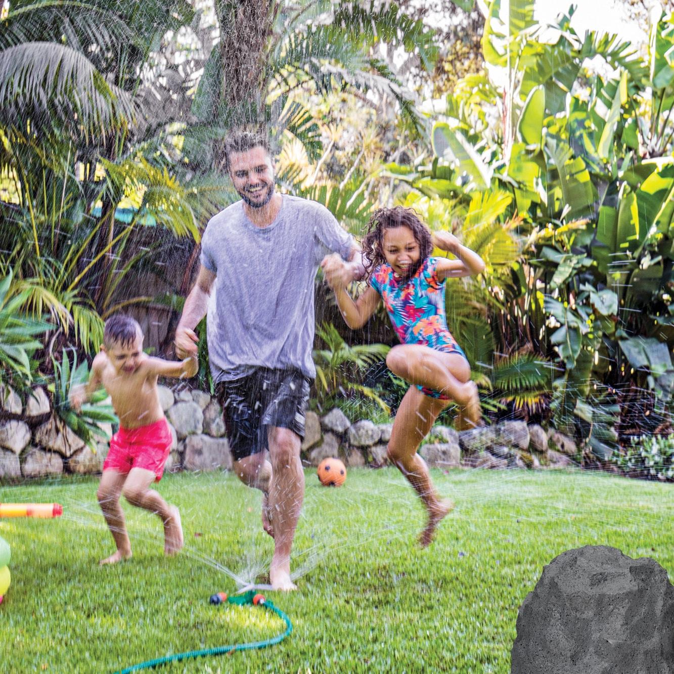 iLive ISBW422G Outdoor Bluetooth 20 Watts Power Rock Speakers with 2 USB charging cable, Gray