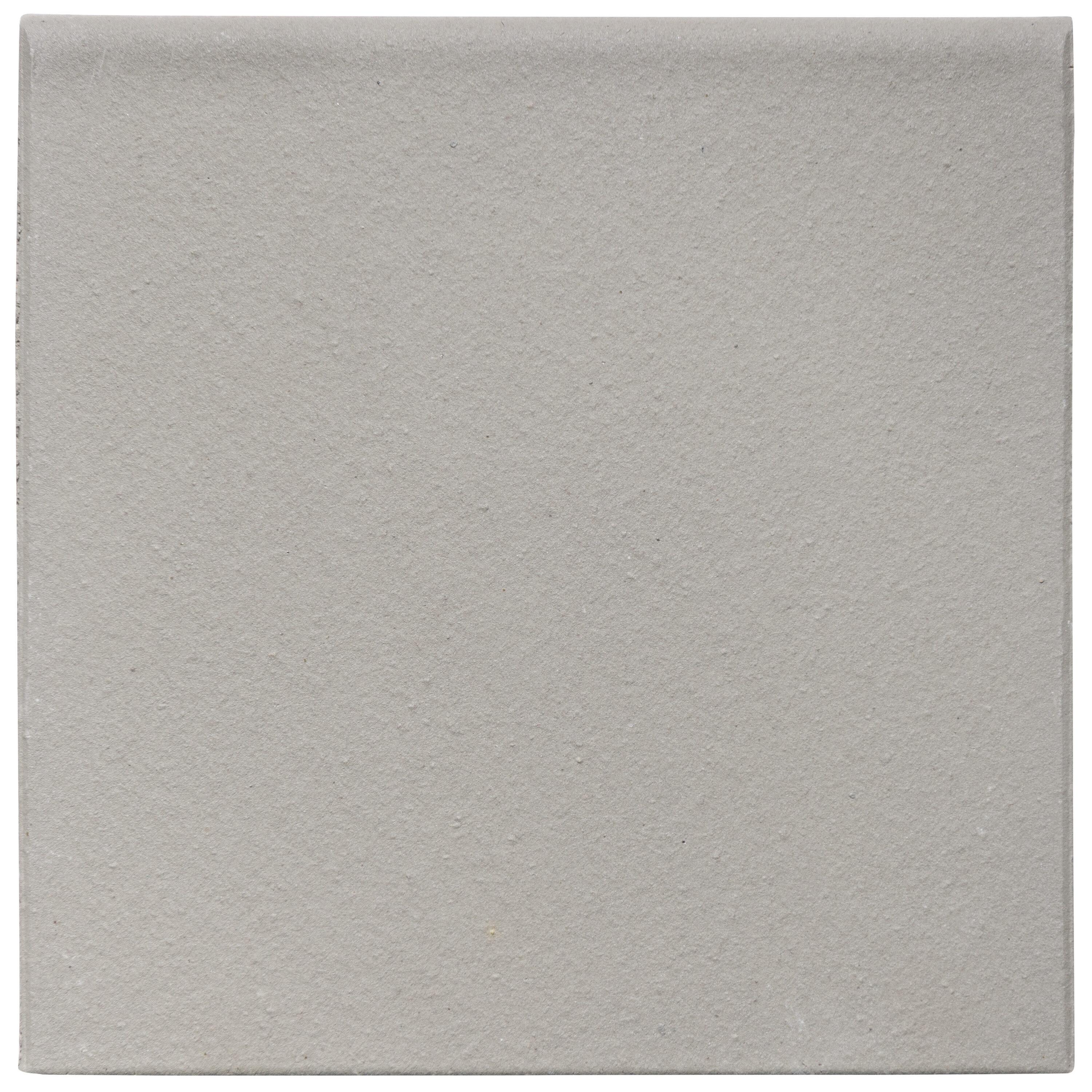 Merola Tile Quarry 6" x 6" Ceramic Bullnose Tile Trim in Gray