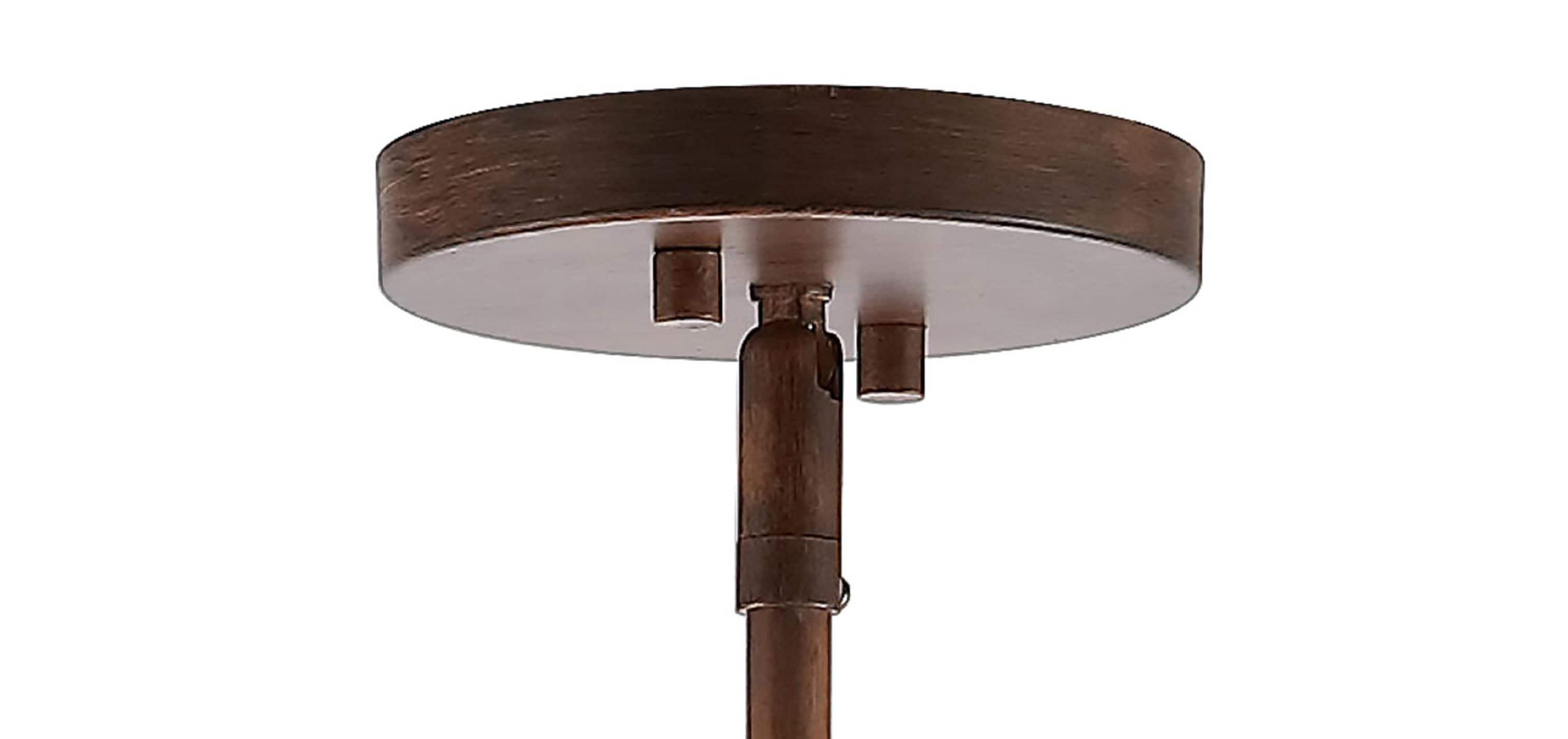 Ogee 16.75" 3-Light Adjustable Iron Rustic Industrial LED Pendant, Oil Rubbed Bronze