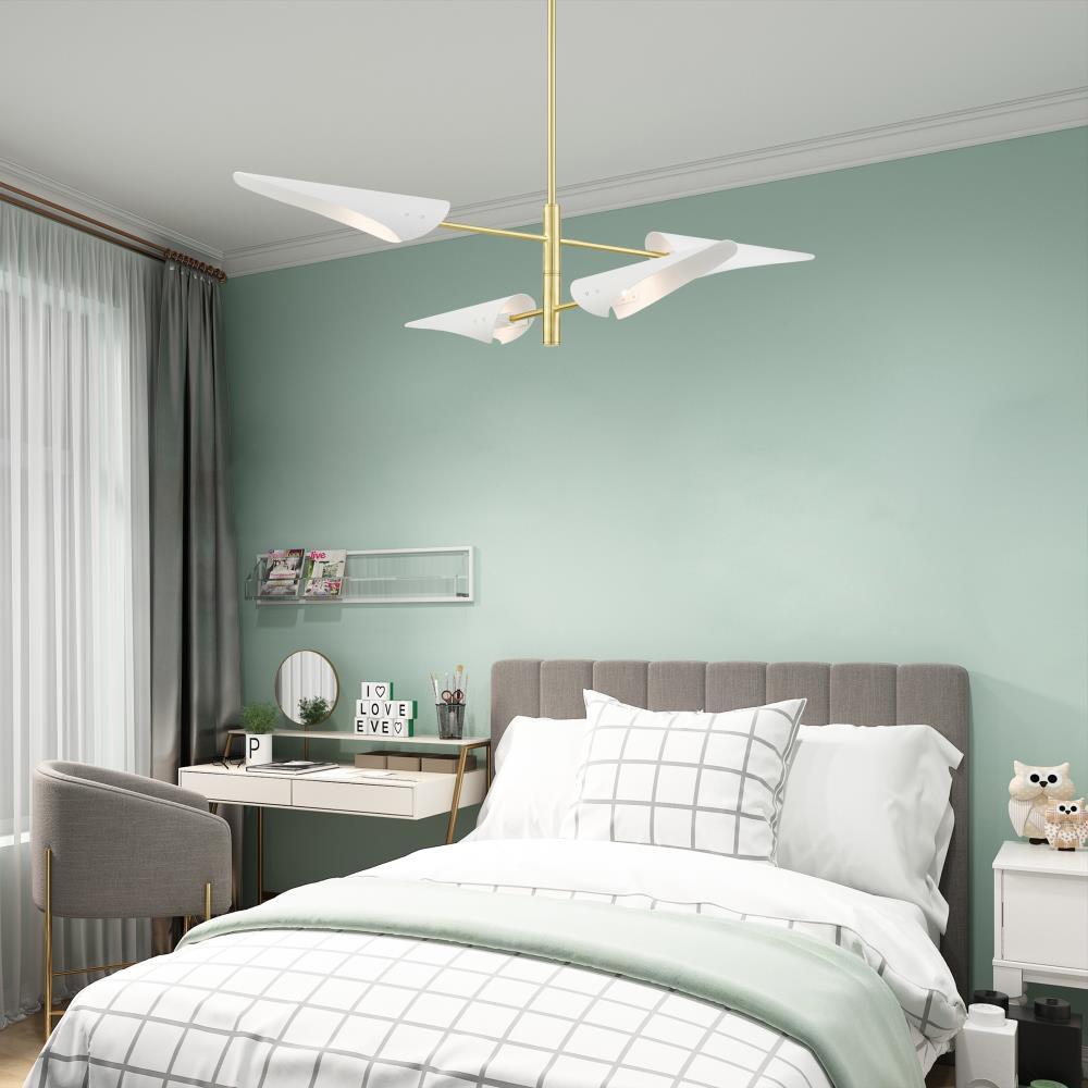 Livex Lighting Capistrano 4 - Light Pendant in  Satin Brass