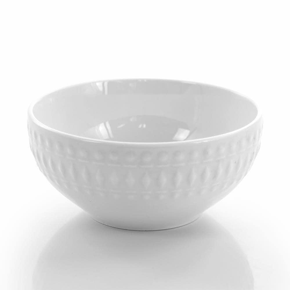 Elama Cara 16 Piece Porcelain China Dinnerware Set - Service for 4