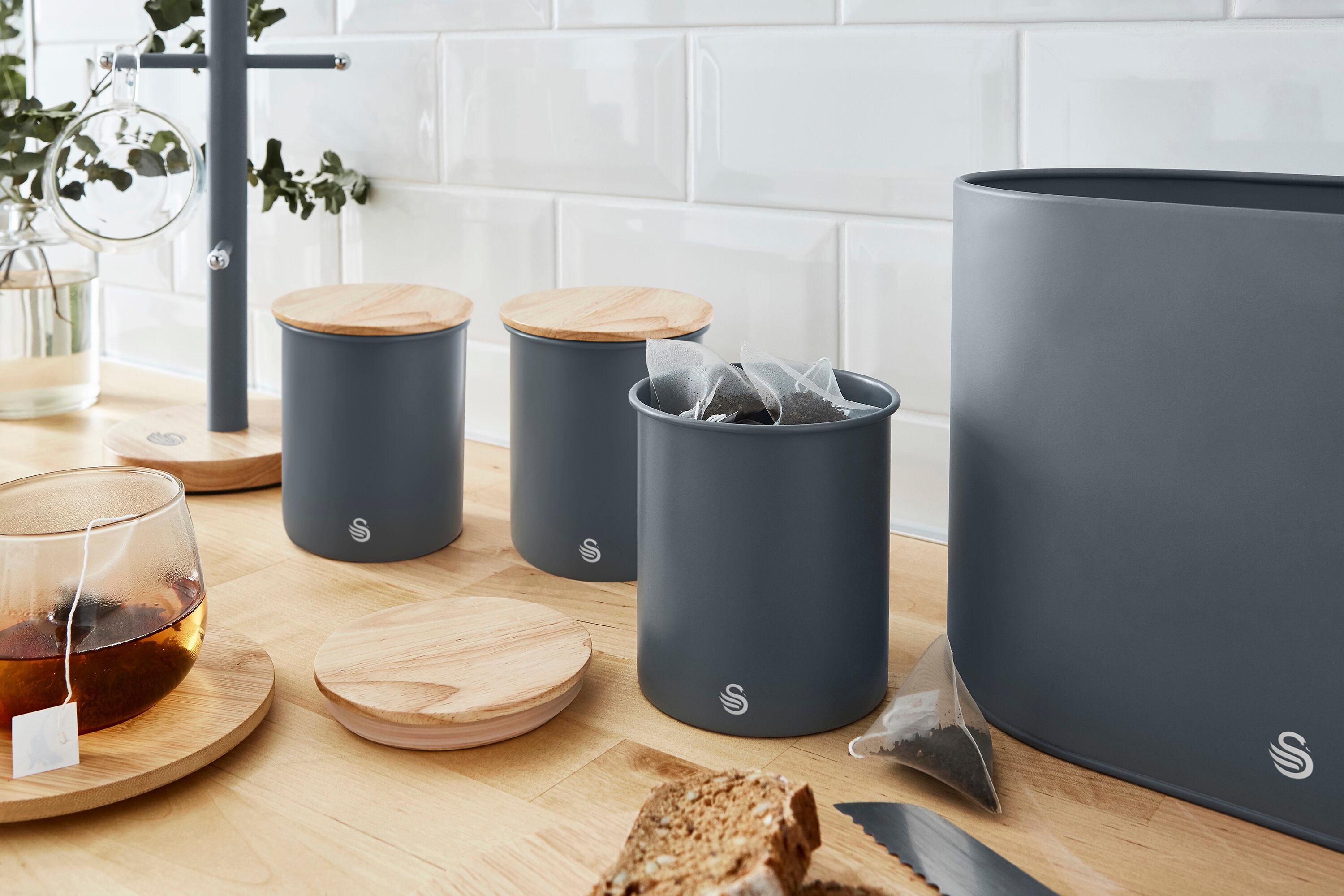 Swan Swan Nordic Set of 3 Cannisters