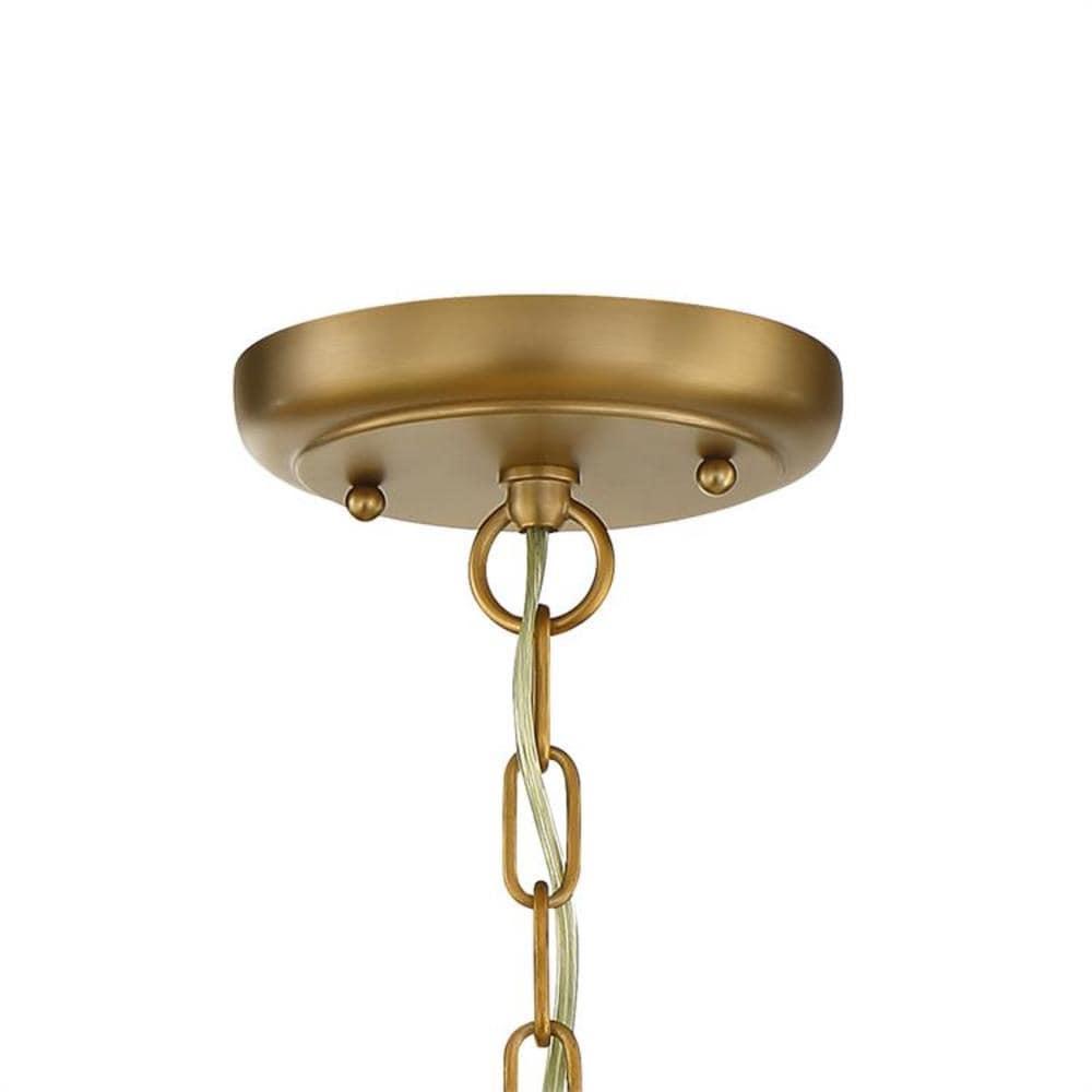 Crystorama Lighting Calypso 1 - Light Pendant in  Vibrant Gold