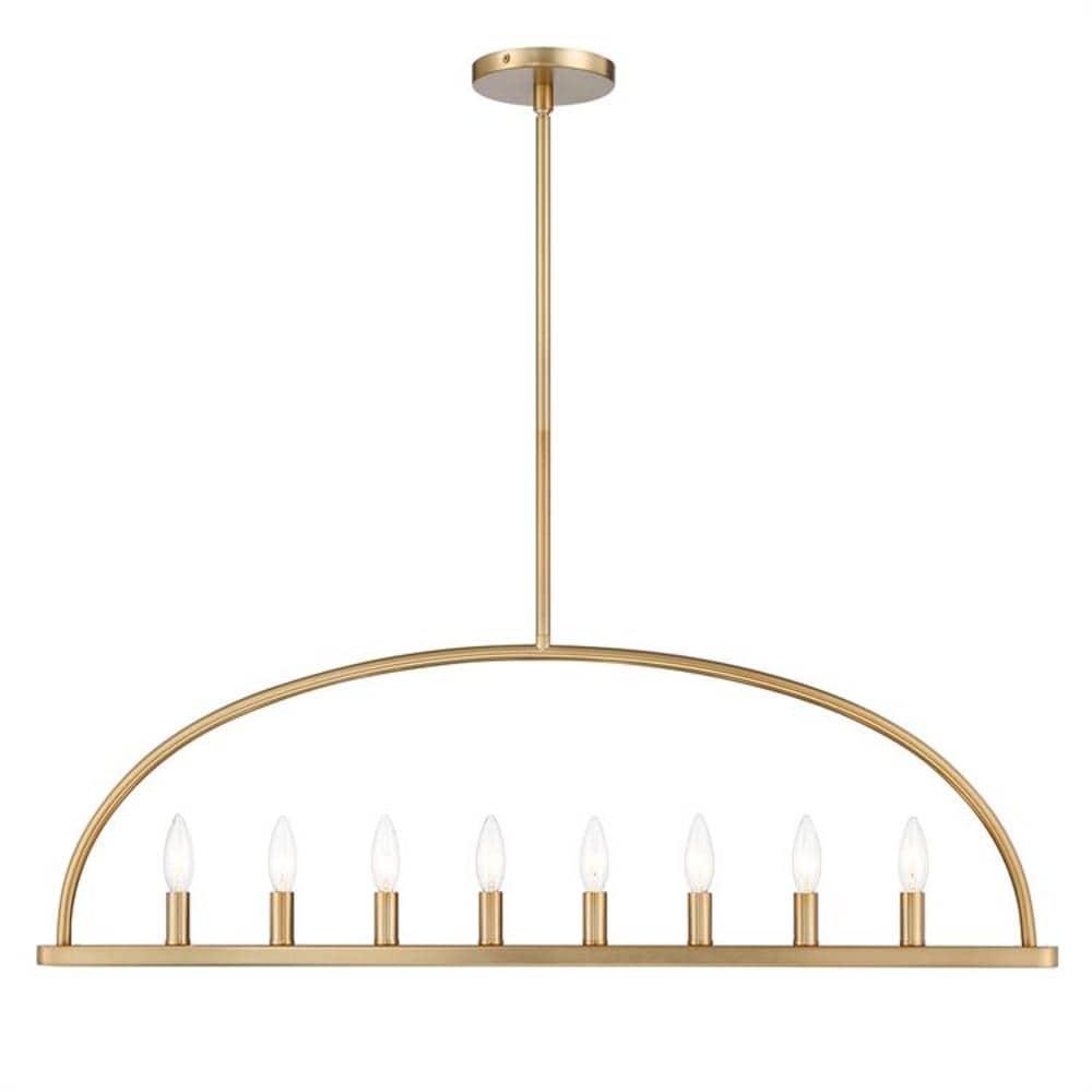 Crystorama Lighting Abbott 8 - Light Chandelier in  Vibrant Gold