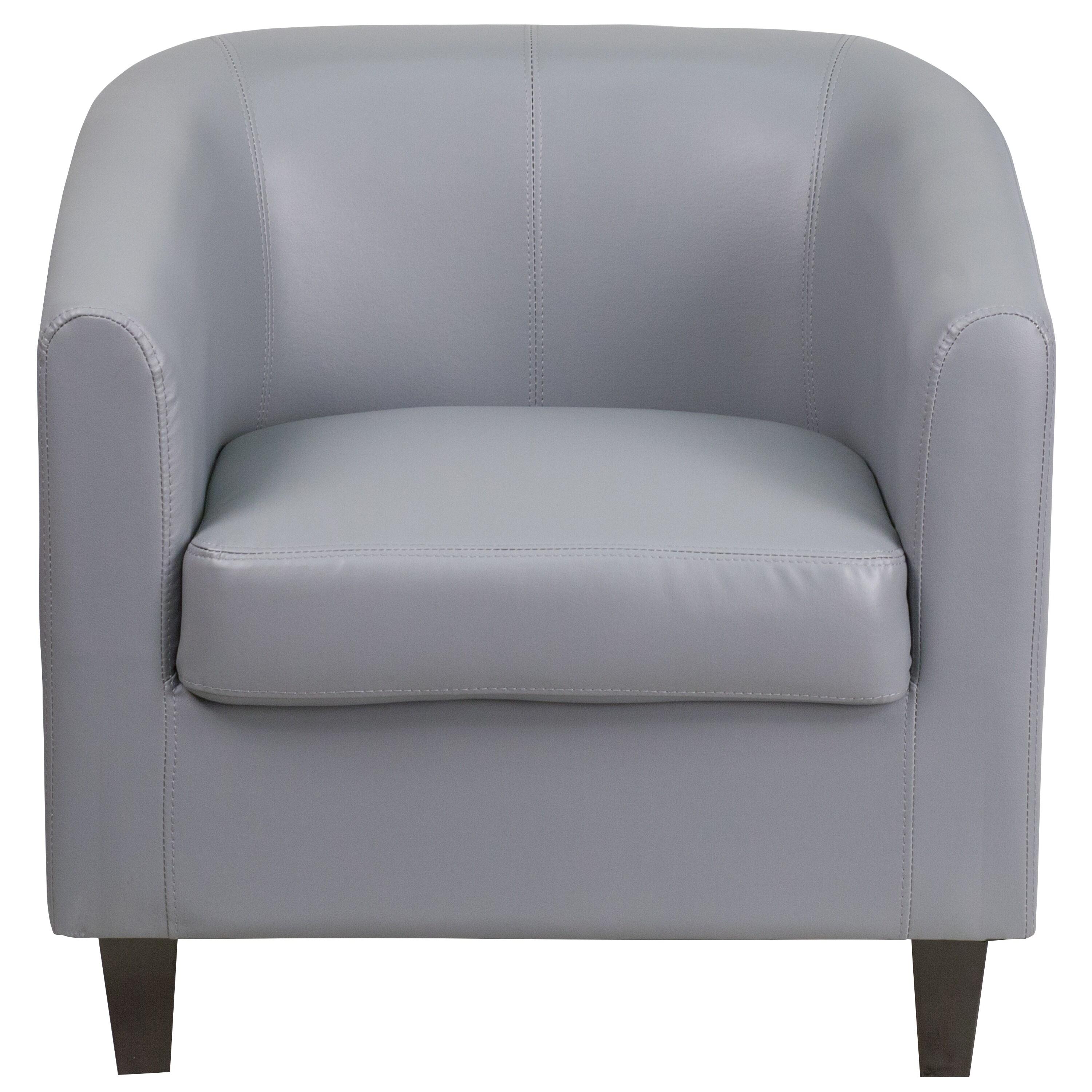 Flash Furniture Katie LeatherSoft Lounge Chair with Sloping Arms
