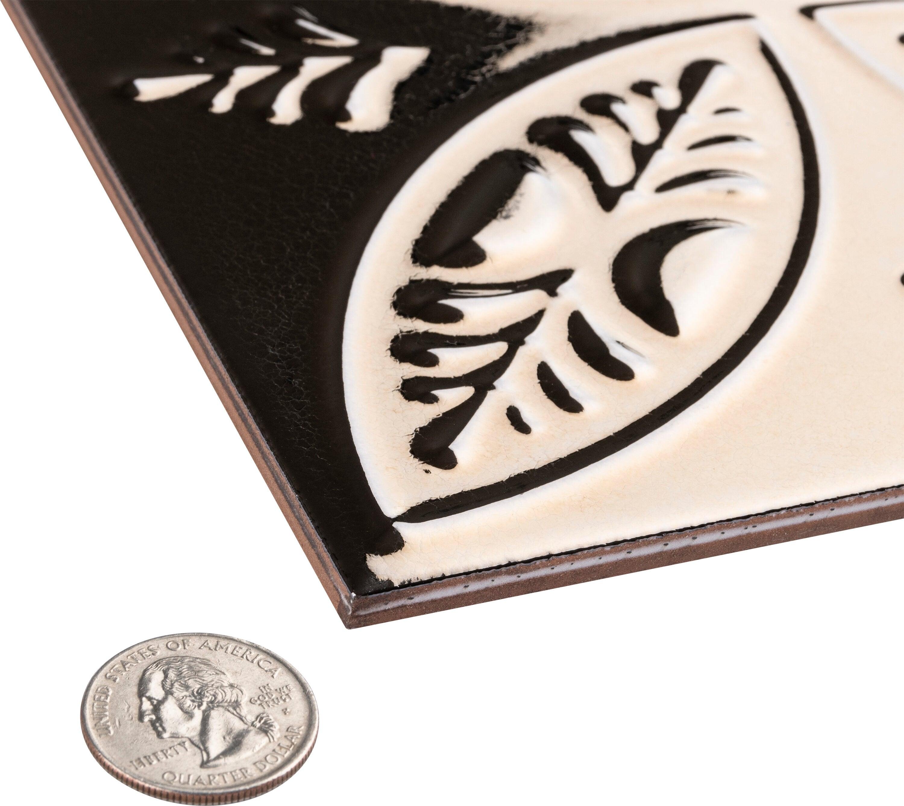 Trend 8" x 8" Ceramic Patterned Wall Tile