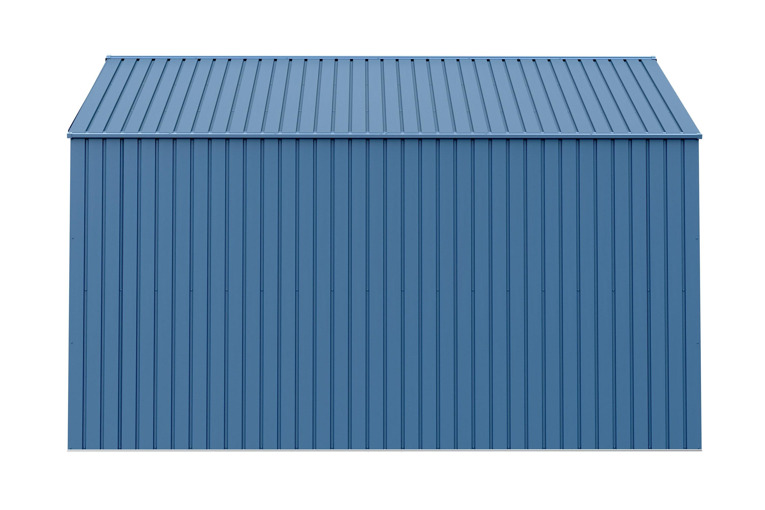 Arrow Elite 12 ft. W x 12 ft. D Galvalume Steel Storage Shed