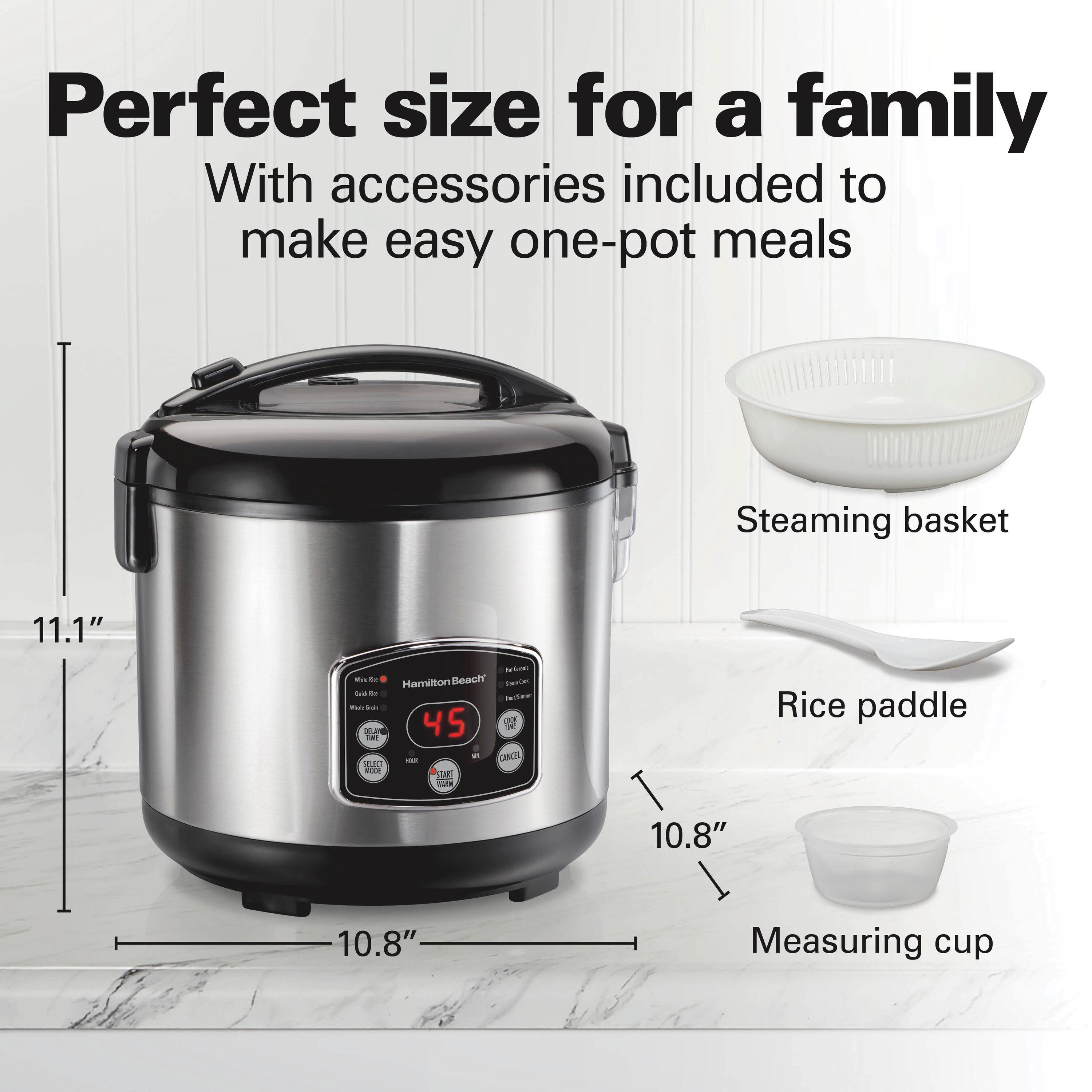 Hamilton Beach Hamilton Beach® Rice/Hot Cereal Cooker 2-14 Cups
