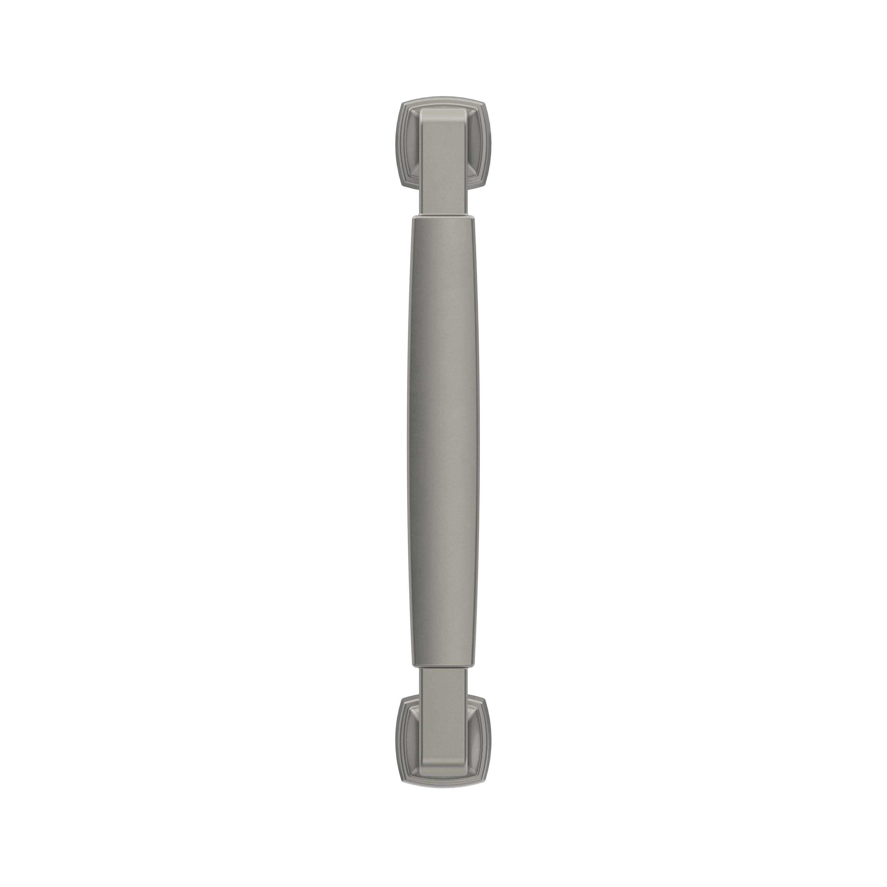 Amerock Stature 5-1/16 inch (128mm) Center-to-Center Satin Nickel Cabinet Pull