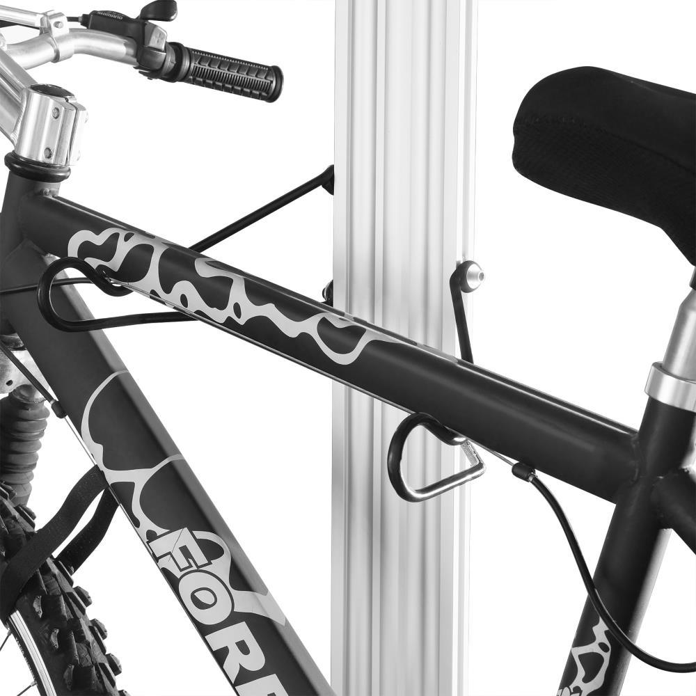 Leisure Sports Aluminum Bike Storage Rack with Tension Mount for Two Bicycles