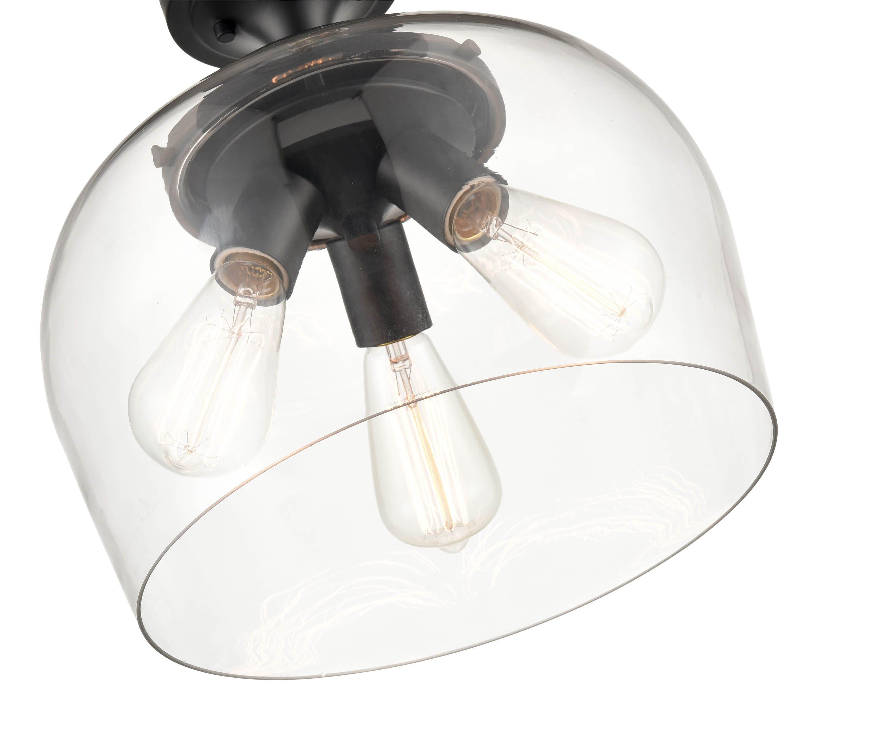 Cromkill Glass Semi Flush Mount