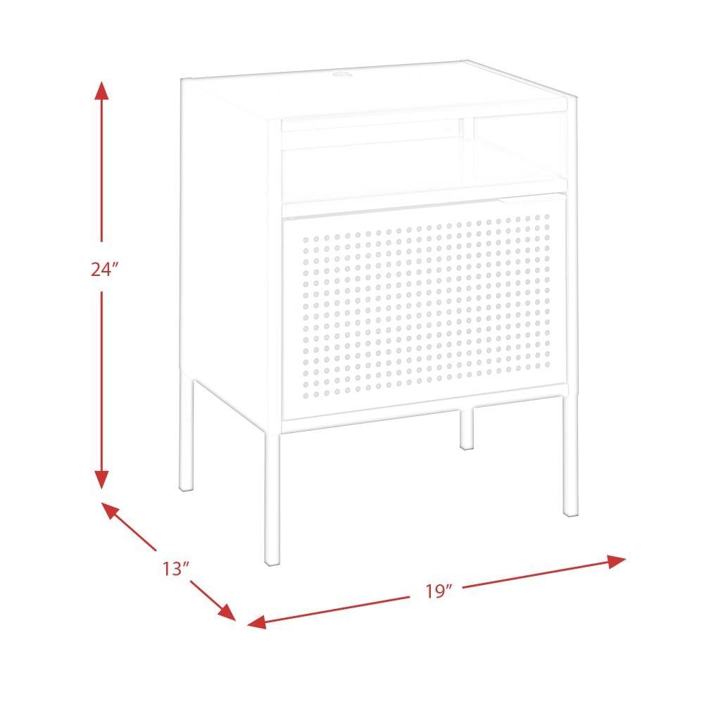 Zander 19'' W Metal Nightstand