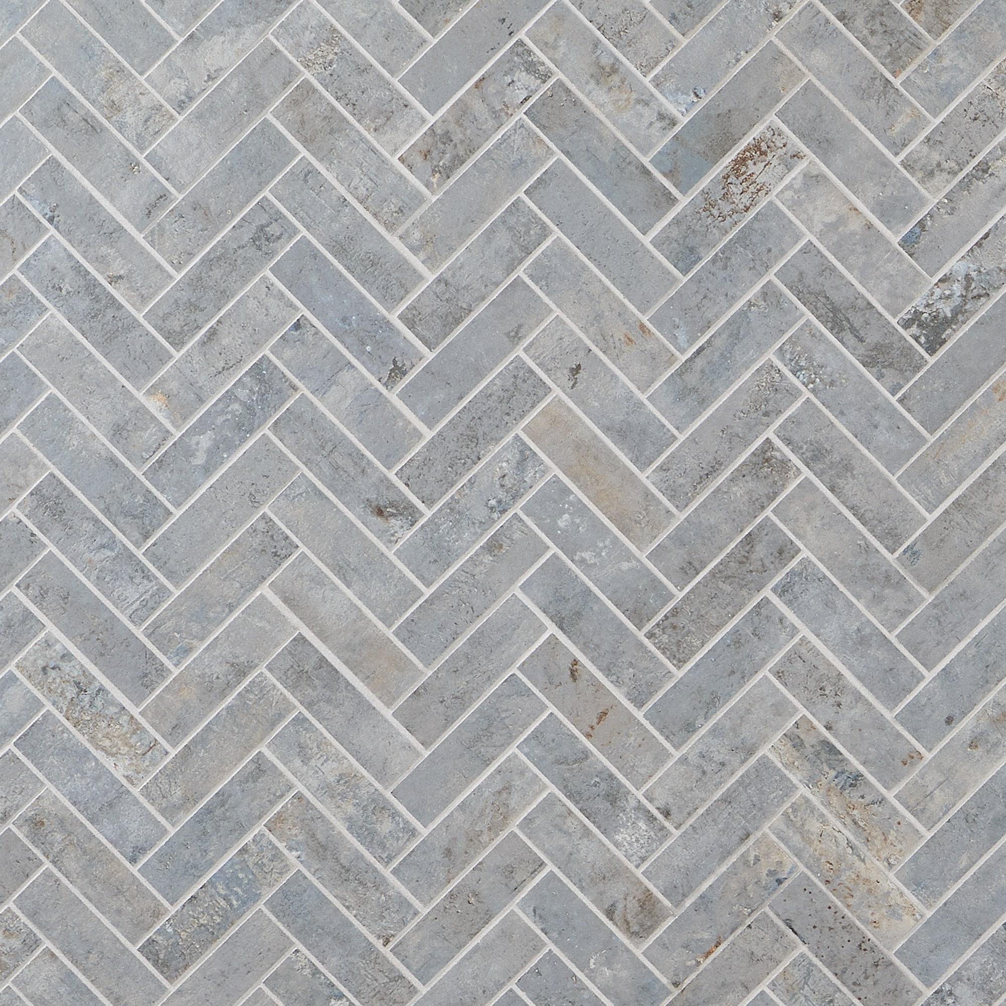 Mantis 10.03 in. x 10.62 in. Herringbone Matte Porcelain Floor & Wall Mosaic Tile (0.75 Sq.Ft./Each)