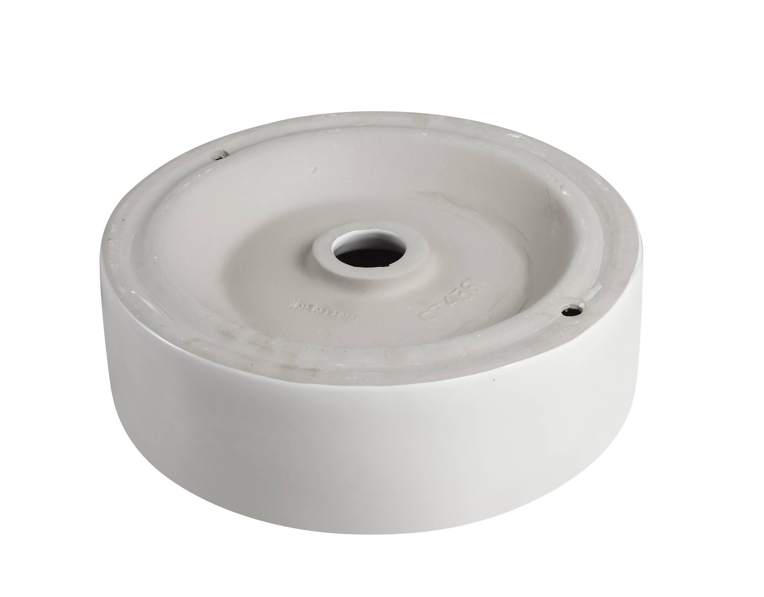Elanti 1102 Elanti 13.63'' White Porcelain Circular Bathroom Sink
