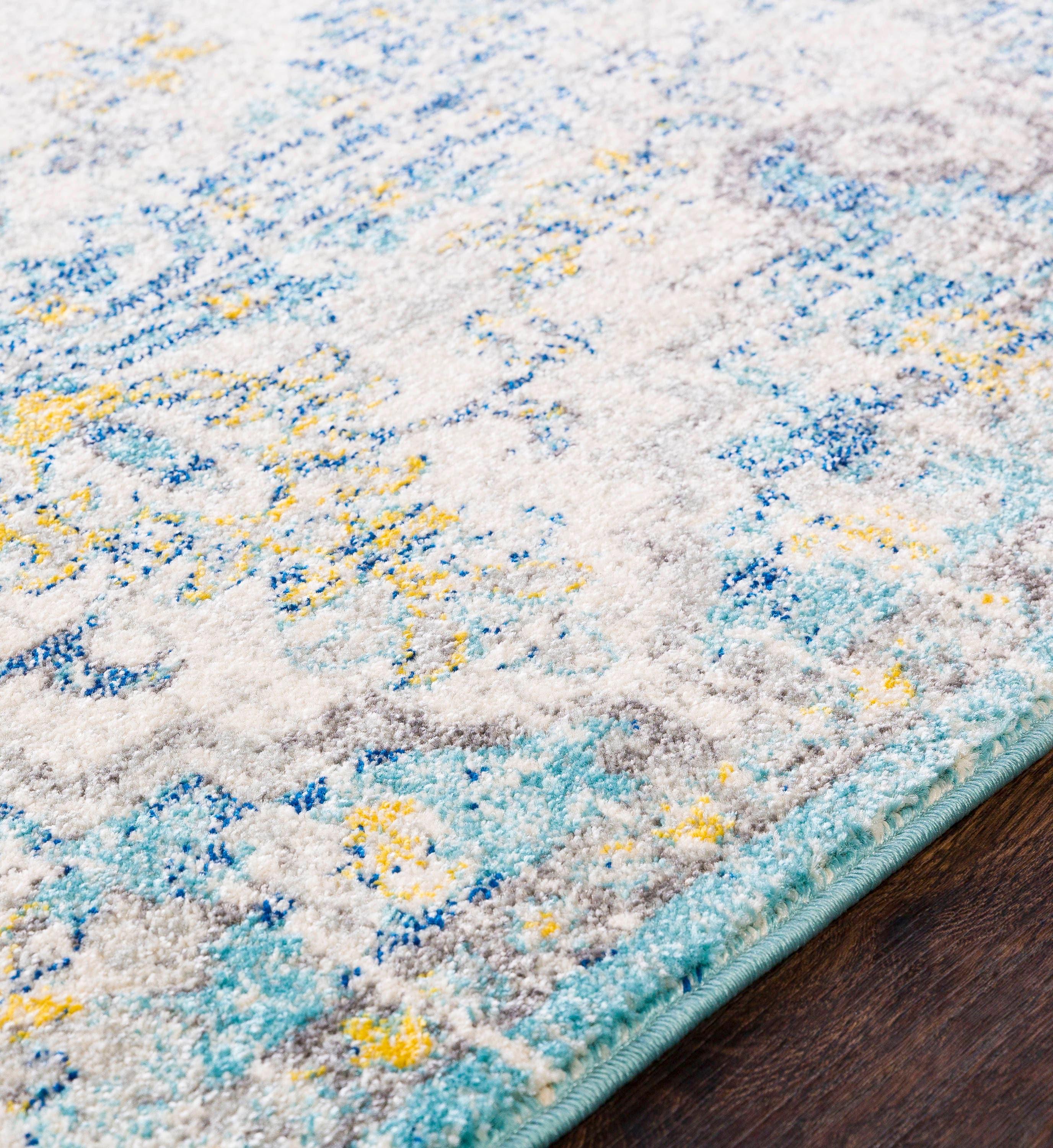 Livabliss 3'11"x5'7" Abby Traditional Rugs Cream/Charcoal: Medium Pile, Stain & Fade-Resistant, Indoor Use