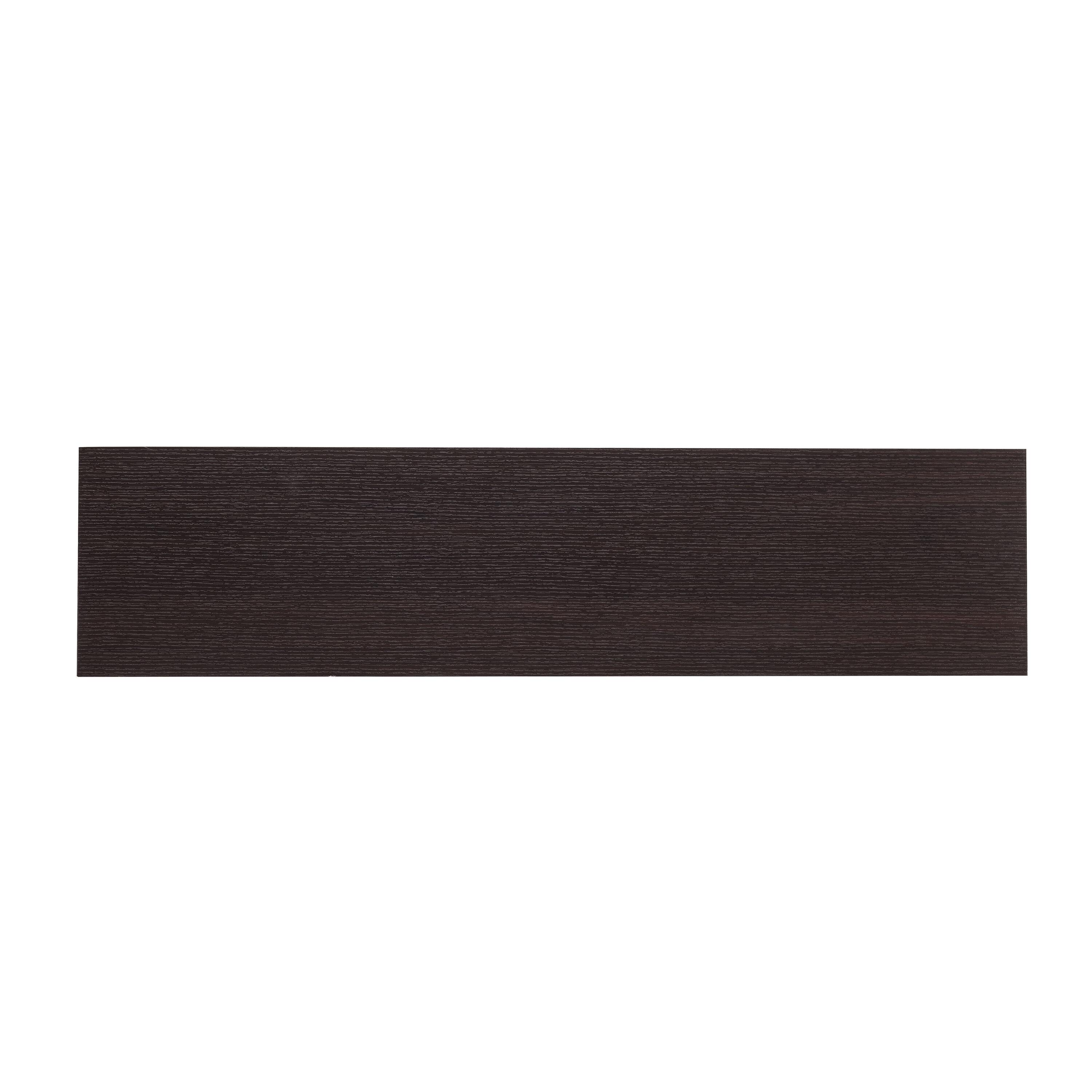 24/7 Shop At Home 48" Sunguard Modern Rectangular Console Table: Geometric Red Cocoa Design