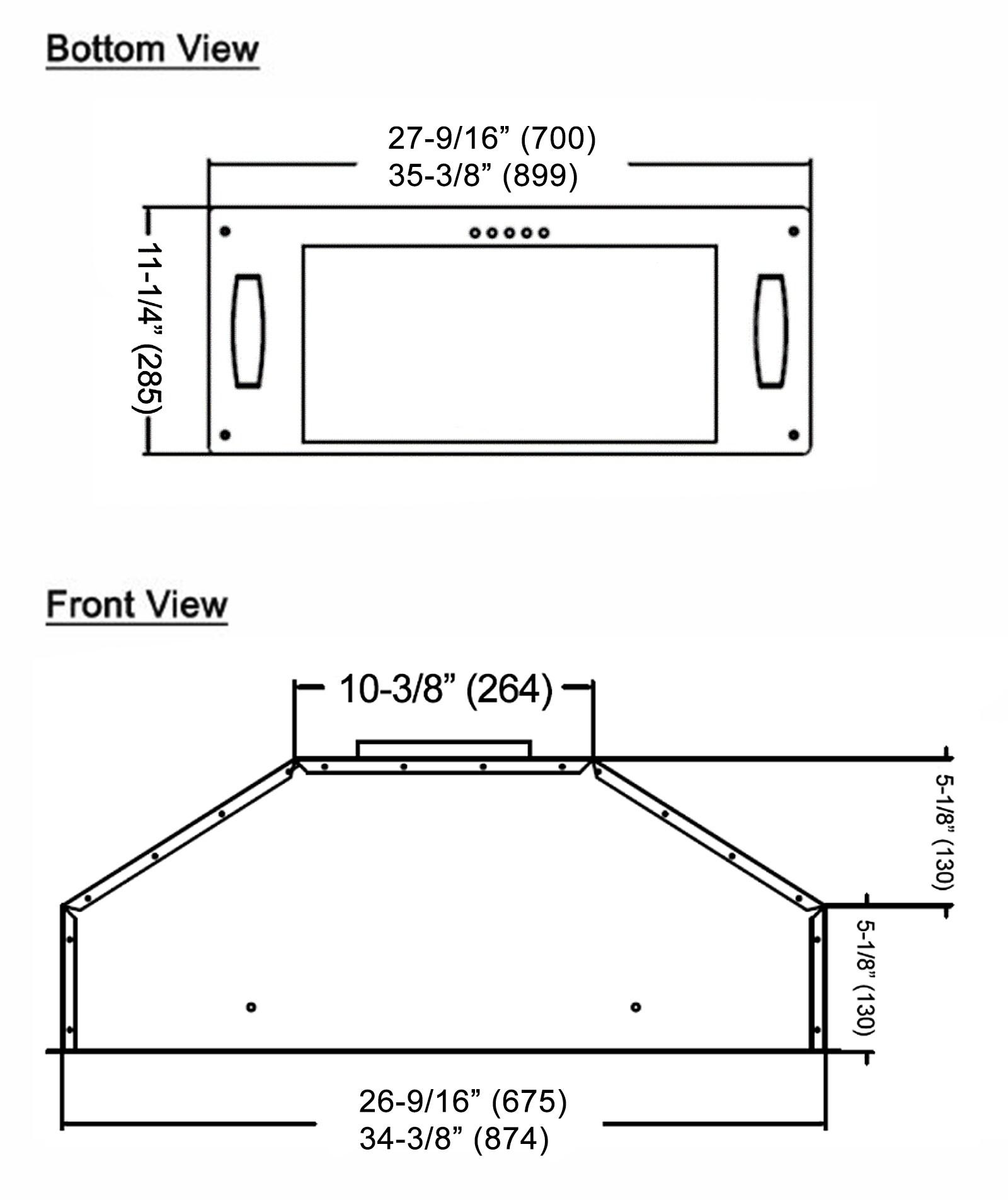 Kobe Range Hoods 30" Stainless Steel 750 CFM Ducted (Vented) Insert Range Hood with Panel Filter