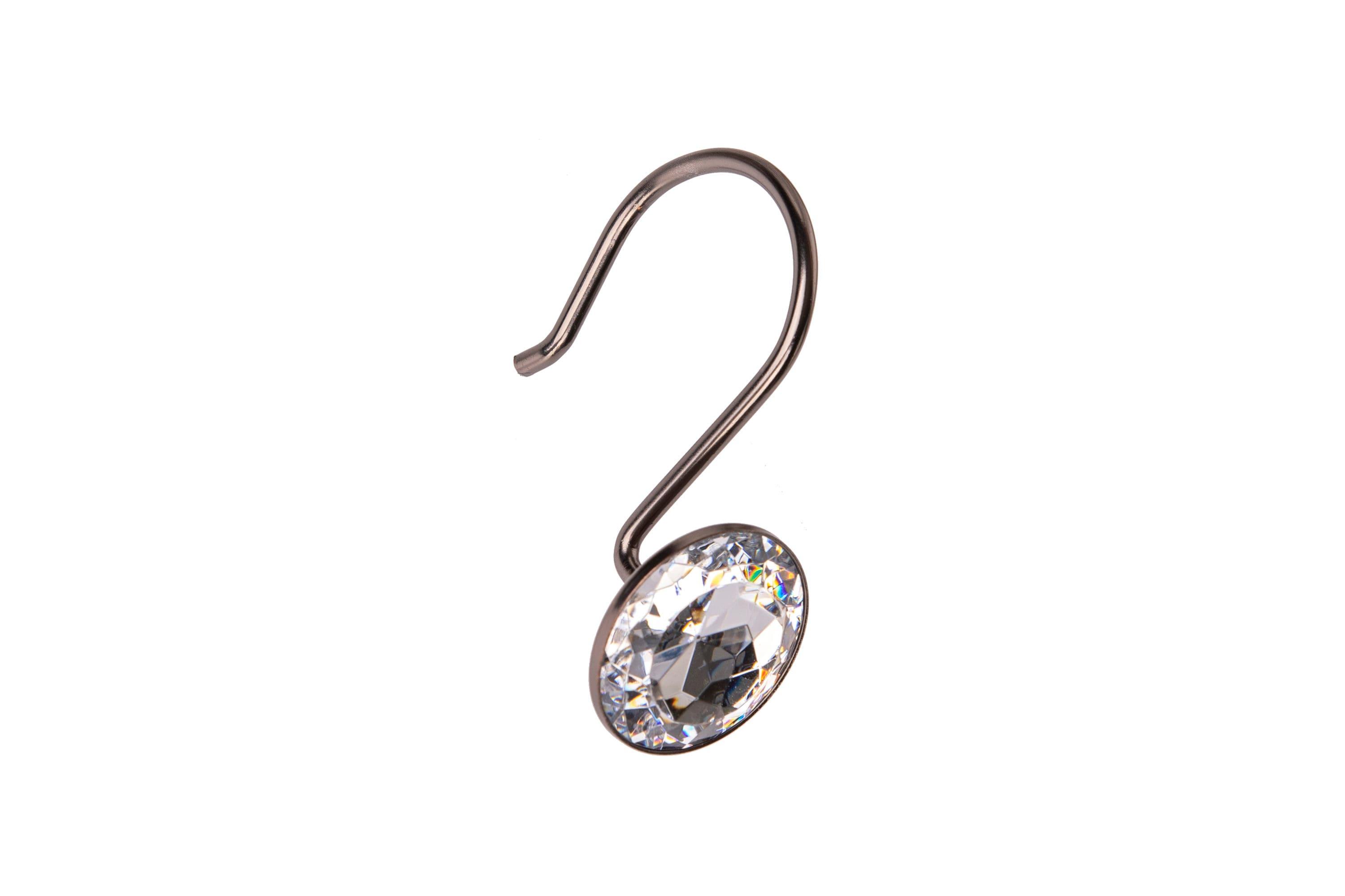 Utopia Alley Steel Shower Curtain Hook (Set of 12)