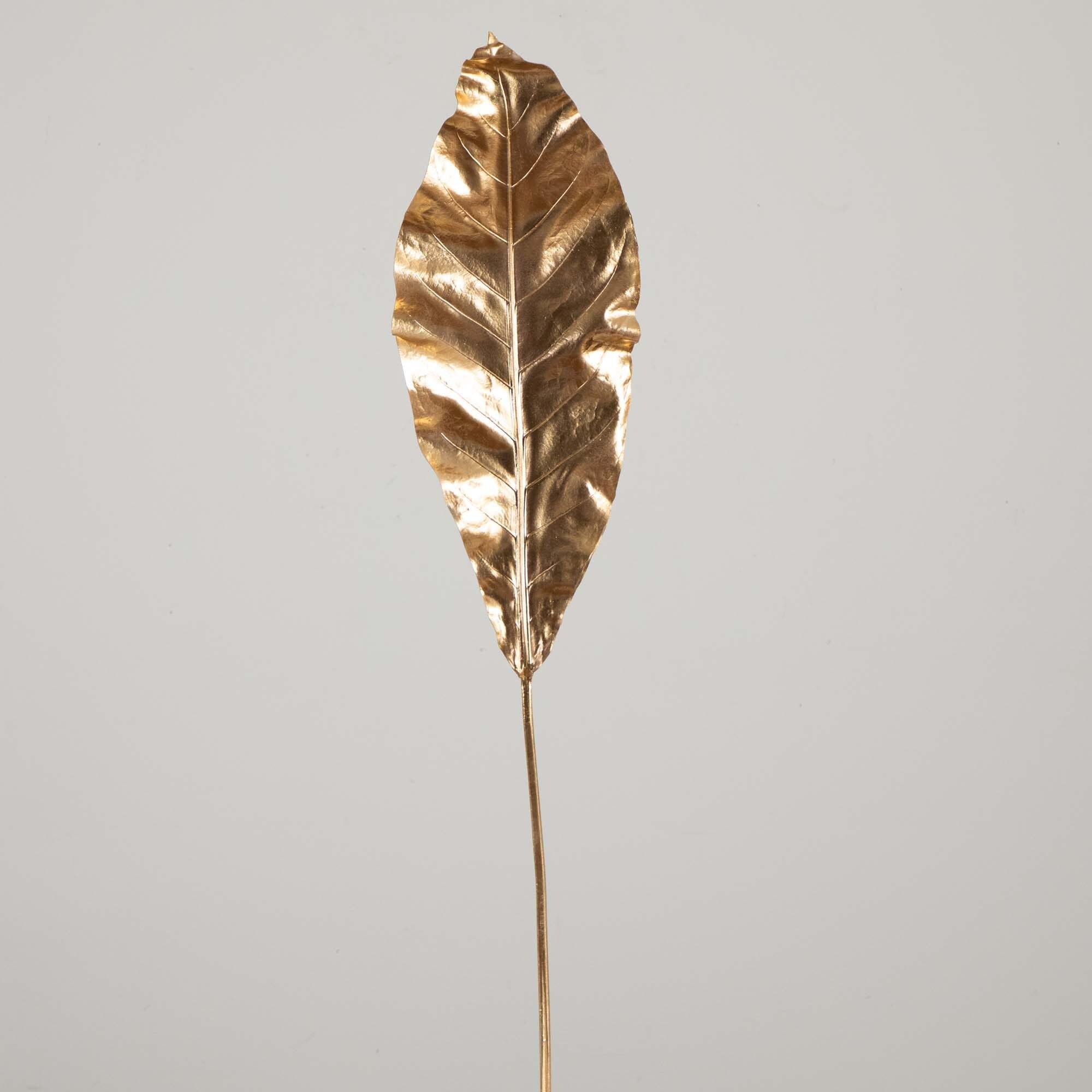 42in. Artificial Palm Gold Stems, Set of 3